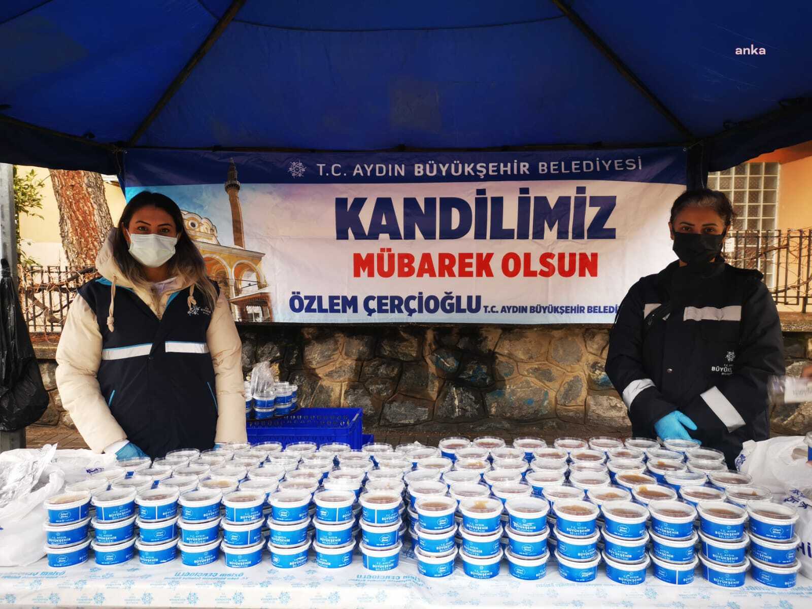 AYDIN BÜYÜKŞEHİR BELEDİYESİ’NDEN REGAİP KANDİLİ’NDE HELVA İKRAMI
