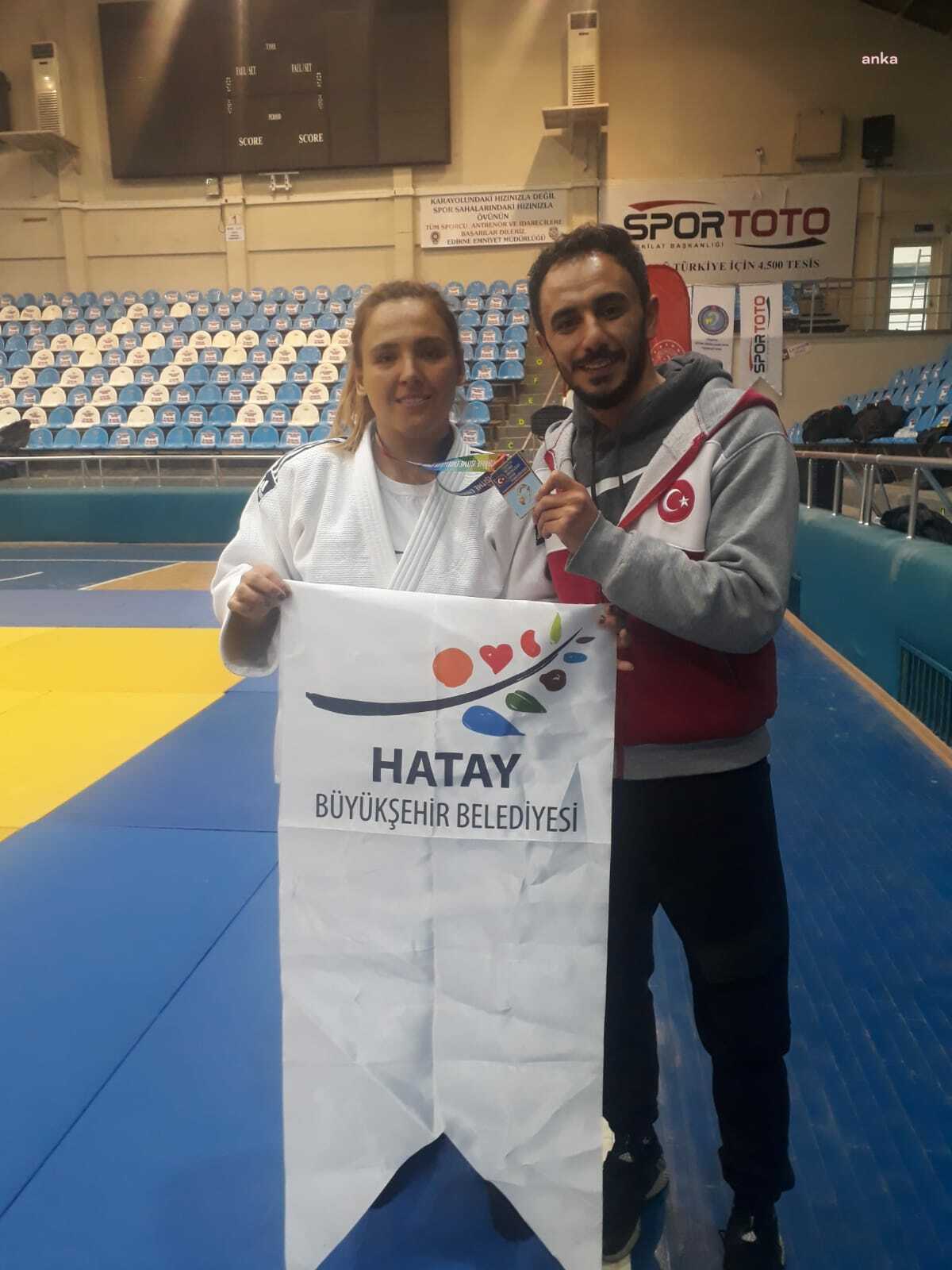 HATAY BÜYÜKŞEHİR BELEDİYESPORLU JUDOCU TÜRKİYE ŞAMPİYONU OLDU