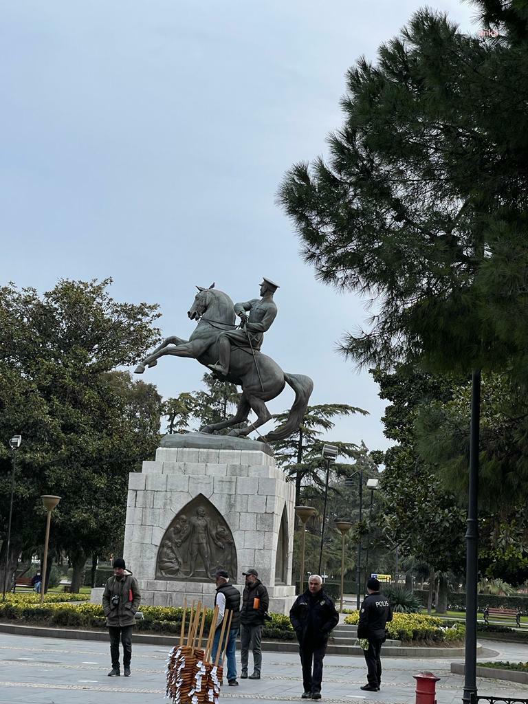 SAMSUN’DA ATATÜRK ANITINA SALDIRAN İKİ KİŞİ TUTUKLANDI