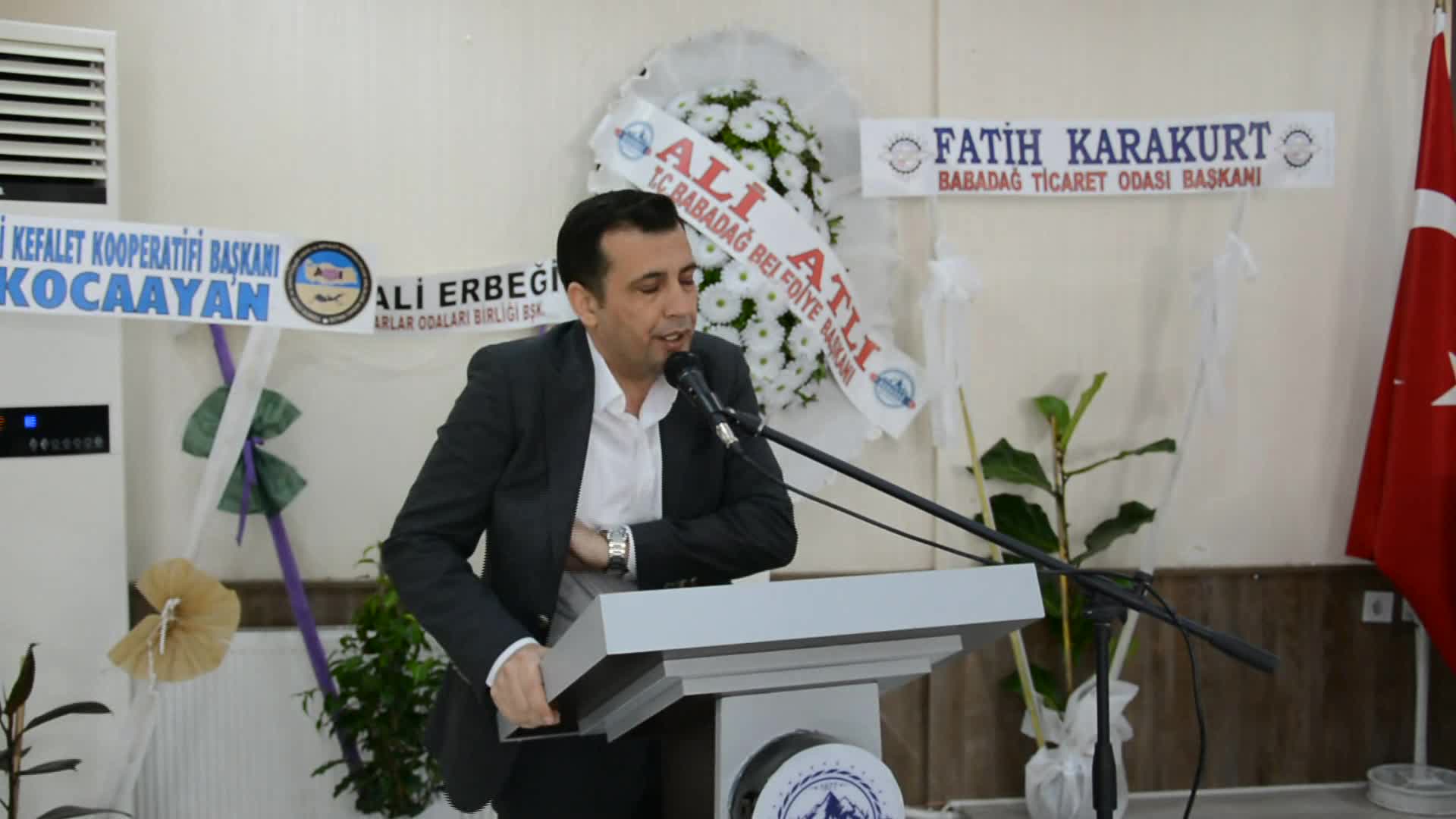 BABADAĞ BELEDİYE BAŞKANI ATLI, BABADAĞ ESNAF, SANATKAR VE DOKUMACILAR ODASI GENEL KURULU’NA KATILDI