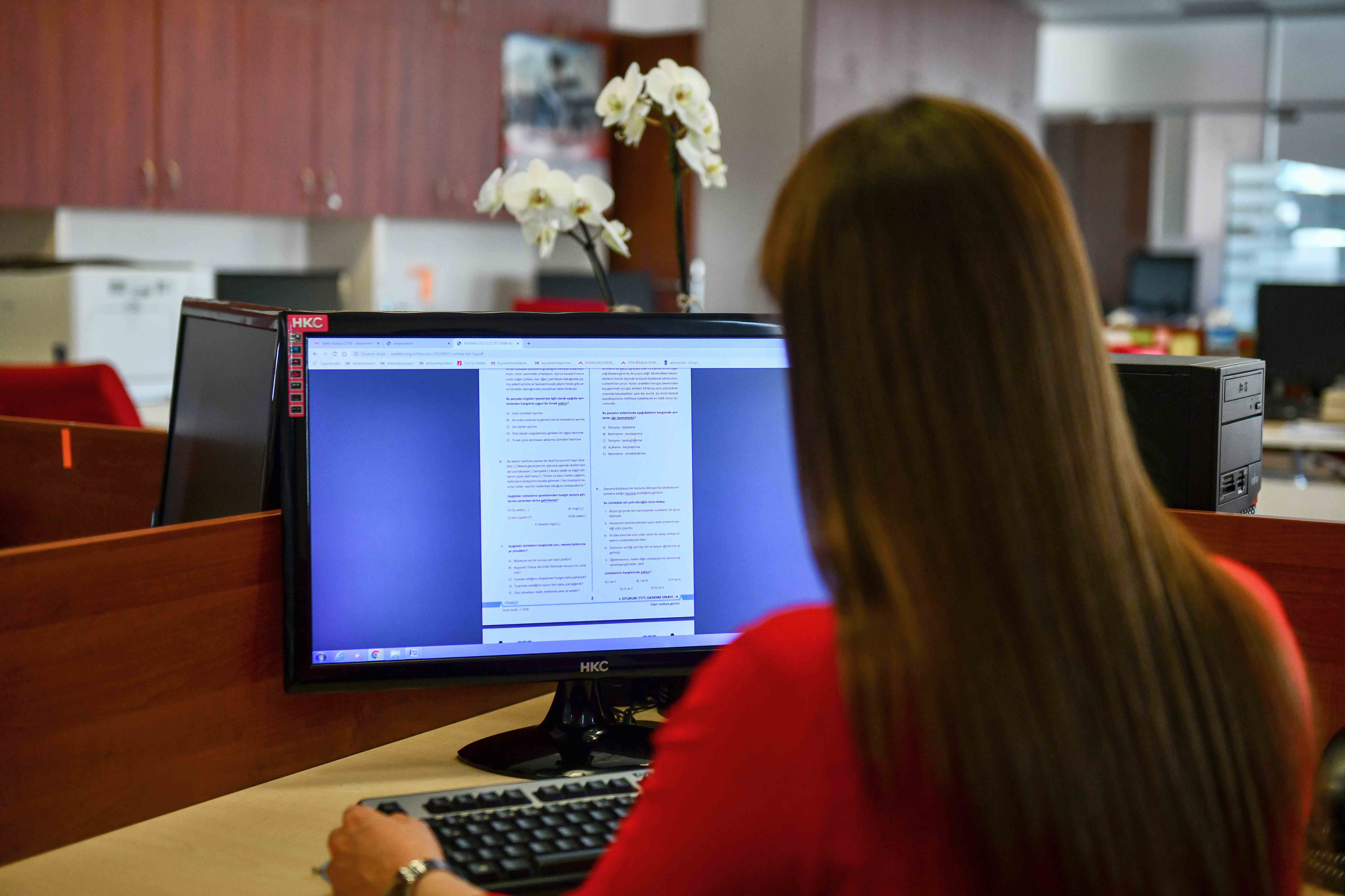 ANKARA BÜYÜKŞEHİR'DEN ÖĞRENCİLERE ONLINE SINAV DESTEĞİ