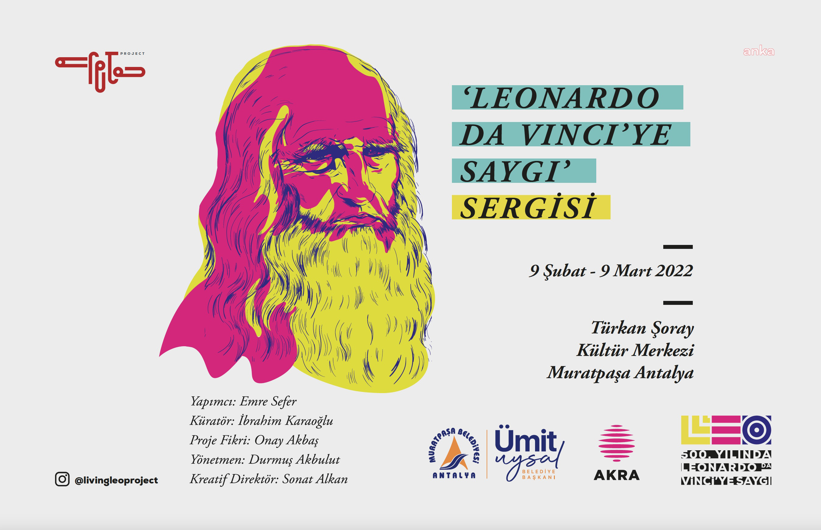 MURATPAŞA BELEDİYESİ TÜRKAN ŞORAY KÜLTÜR MERKEZİ’NDE LEONARDO DA VİNCİ’YE SAYGI SERGİSİ
