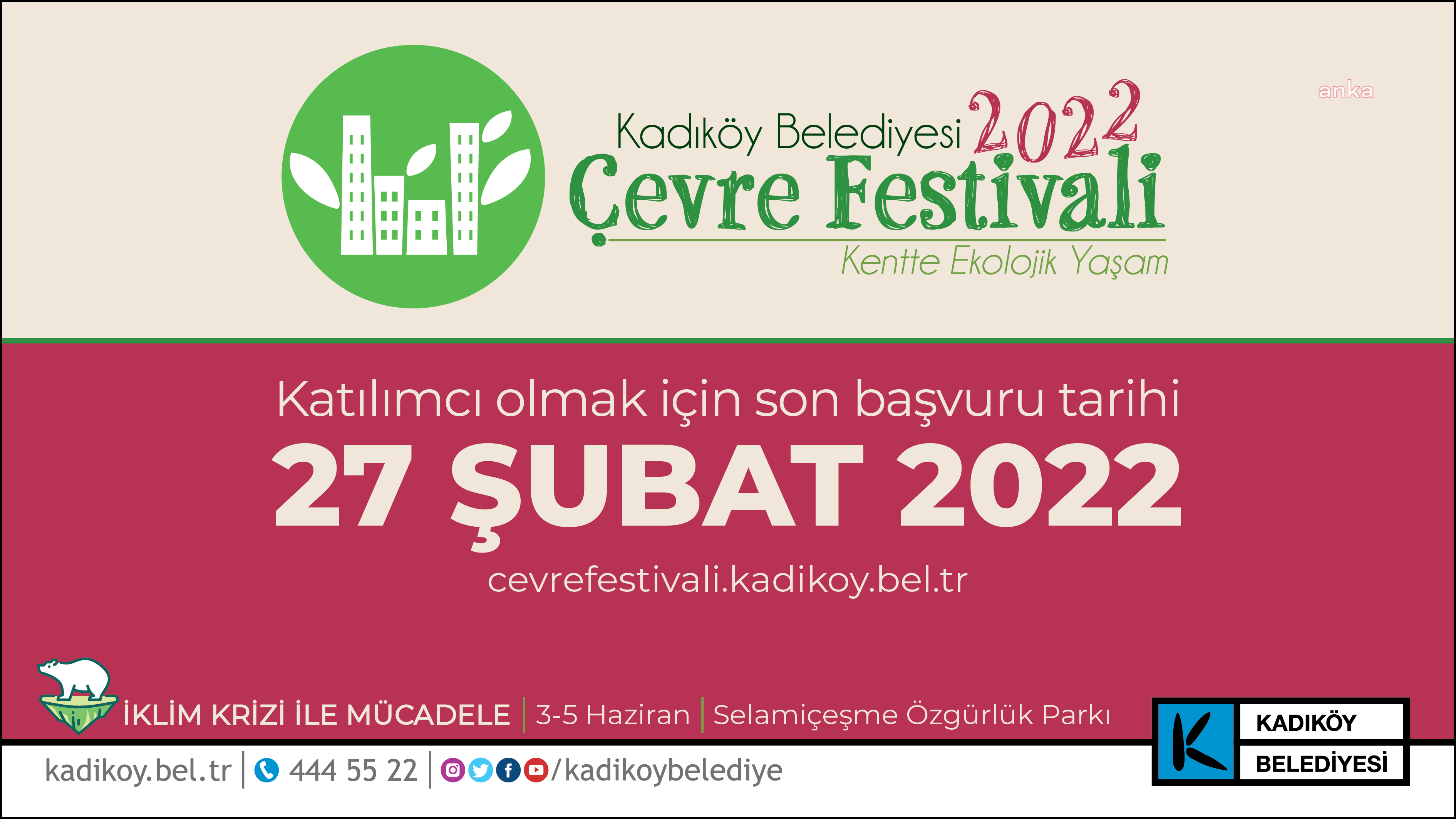 KADIKÖY ÇEVRE FESTİVALİ “İKLİM KRİZİ İLE MÜCADELE” TEMASIYLA TOPLANIYOR