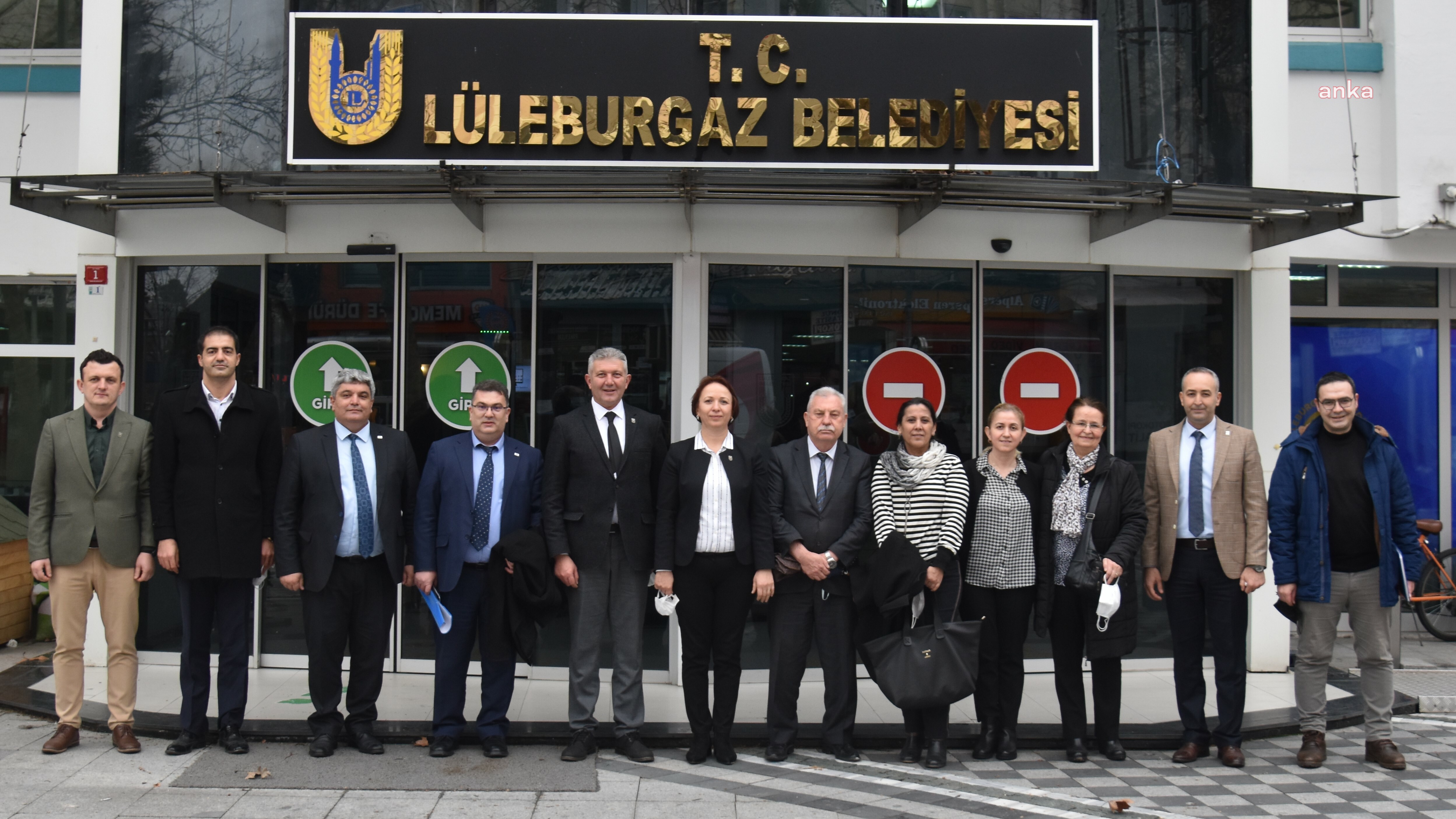 ÇORLU BELEDİYESİ’NDEN LÜLEBURGAZ BELEDİYESİ’NE ZİYARET