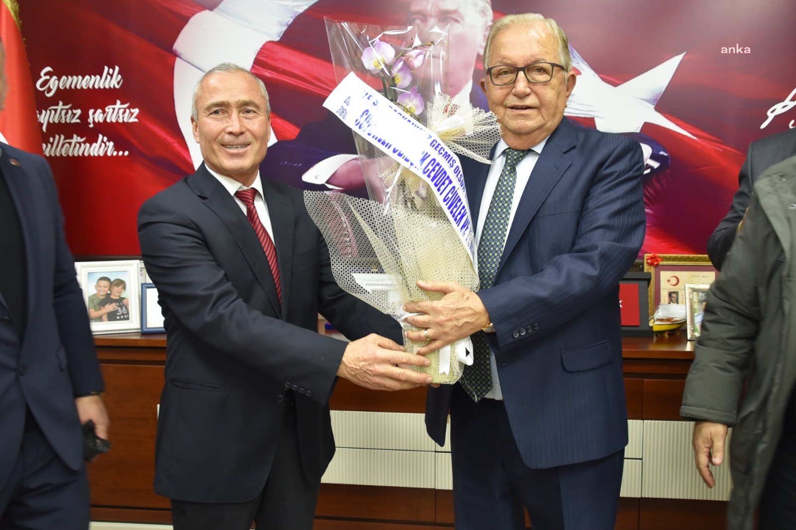 CİVELEK VE EKİBİNDEN BAŞKAN POSBIYIK’A ZİYARET
