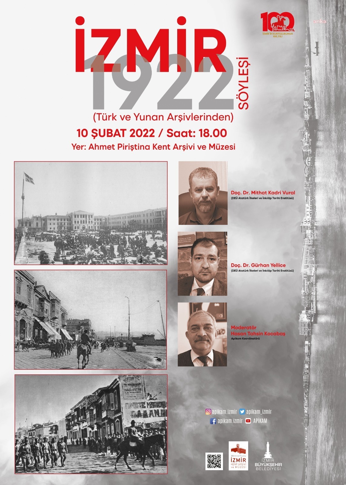 APİKAM’DA “100. YIL SÖYLEŞİLERİ” BAŞLIYOR