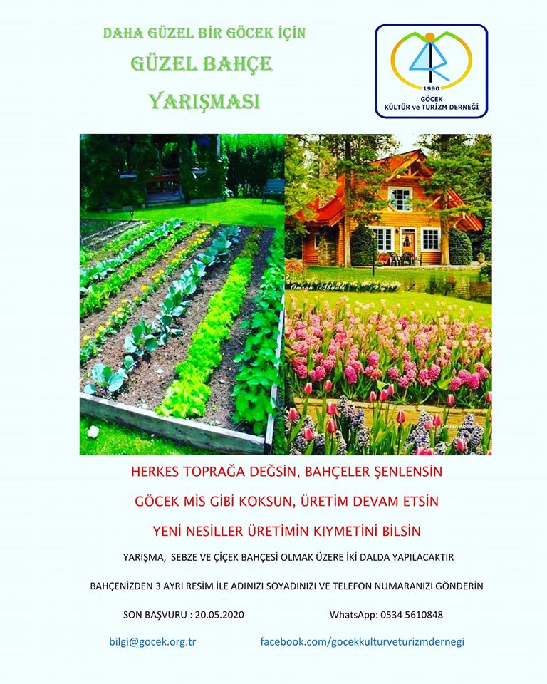 GÖCEK’İN EN GÜZEL BALKON VE EN GÜZEL BAHÇESİ BELLİ OLDU