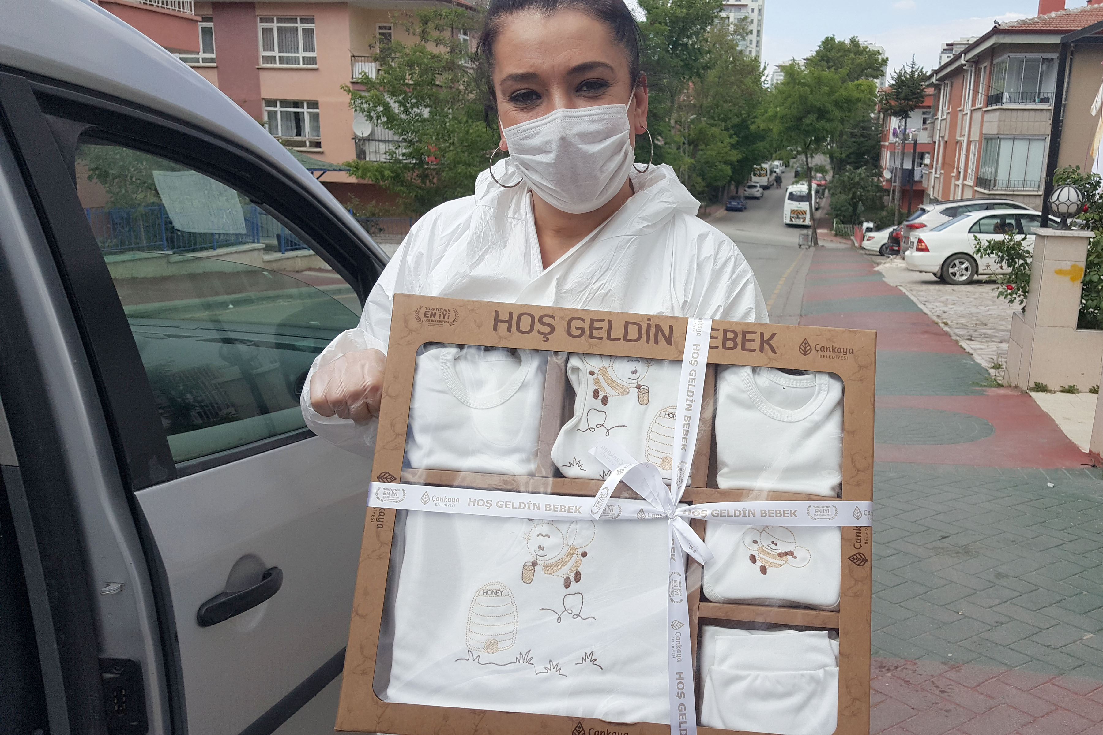 ÇANKAYALI BEBEKLERE “HOŞ GELDİN”  ZİYARETİ