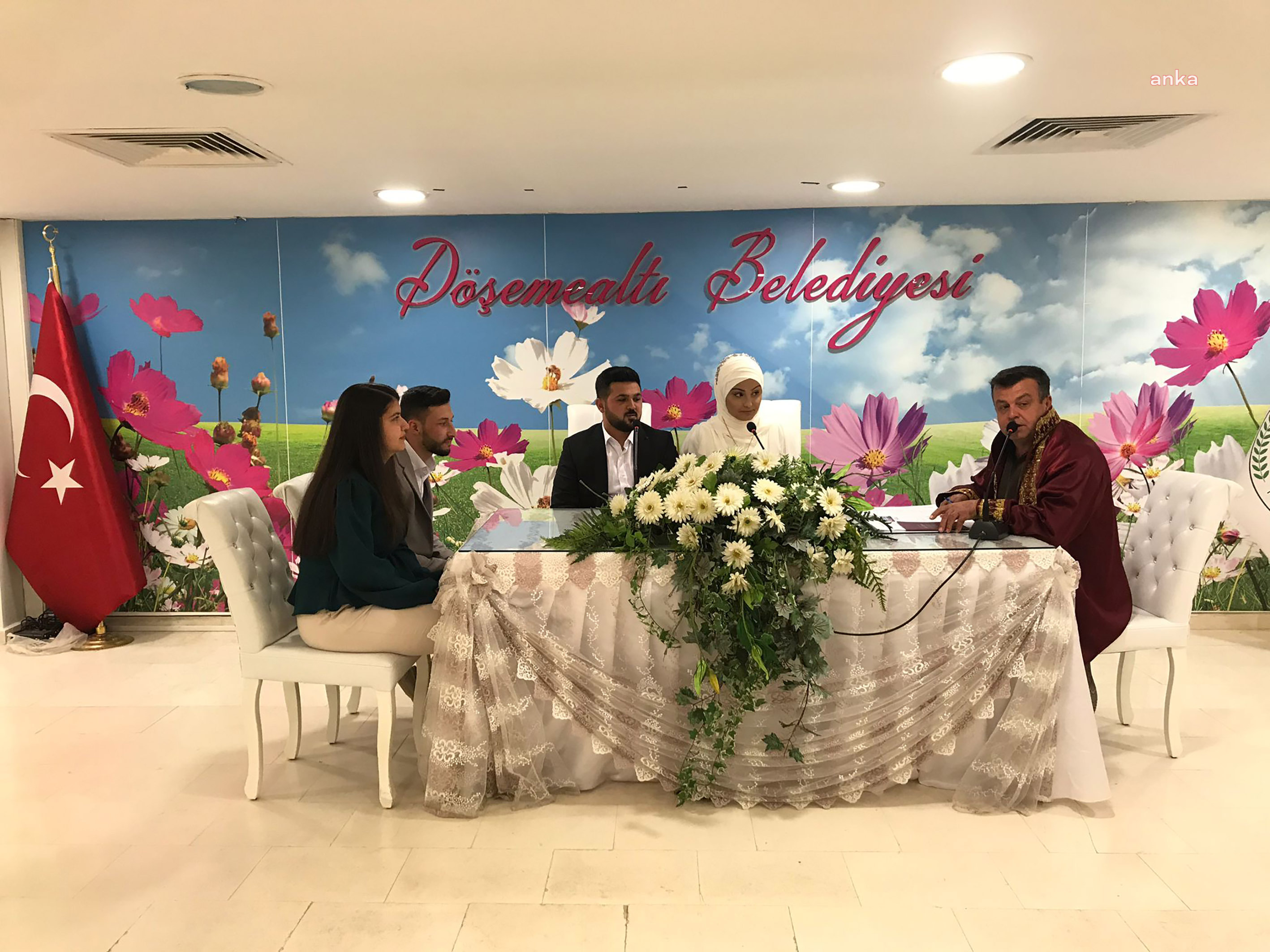 DÖŞEMEALTI BELEDİYESİ’NDE NİKAH YOĞUNLUĞU