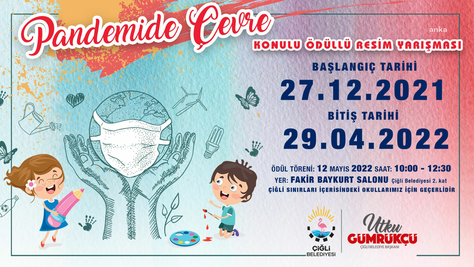 ÇİĞLİ BELEDİYESİ’NDEN FARKINDALIK YARATACAK RESİM YARIŞMASI