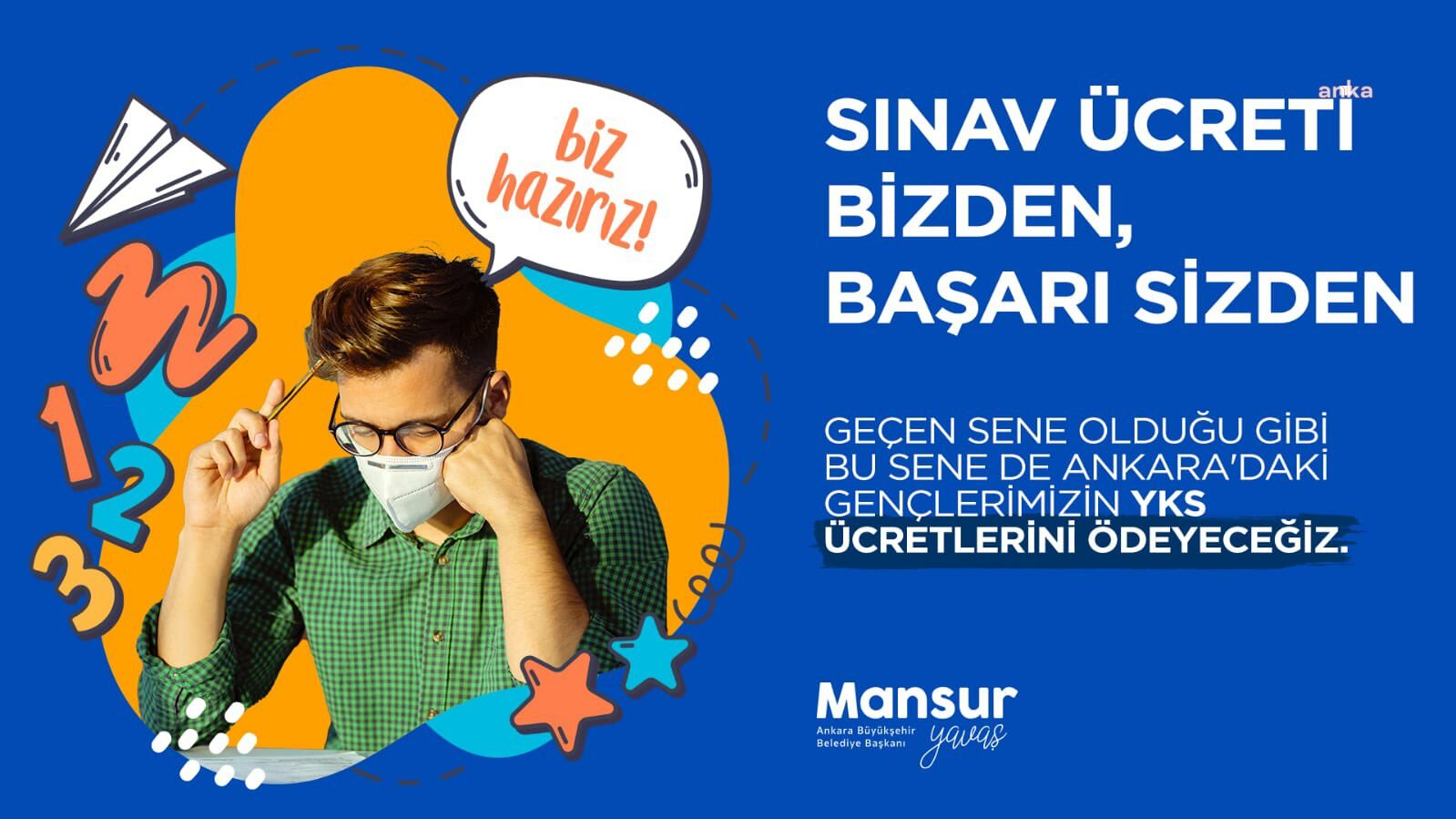 SOSYAL YARDIM ALAN GENÇLERİN YKS ÜCRETİ, BU SENE DE ANKARA BÜYÜKŞEHİR'DEN