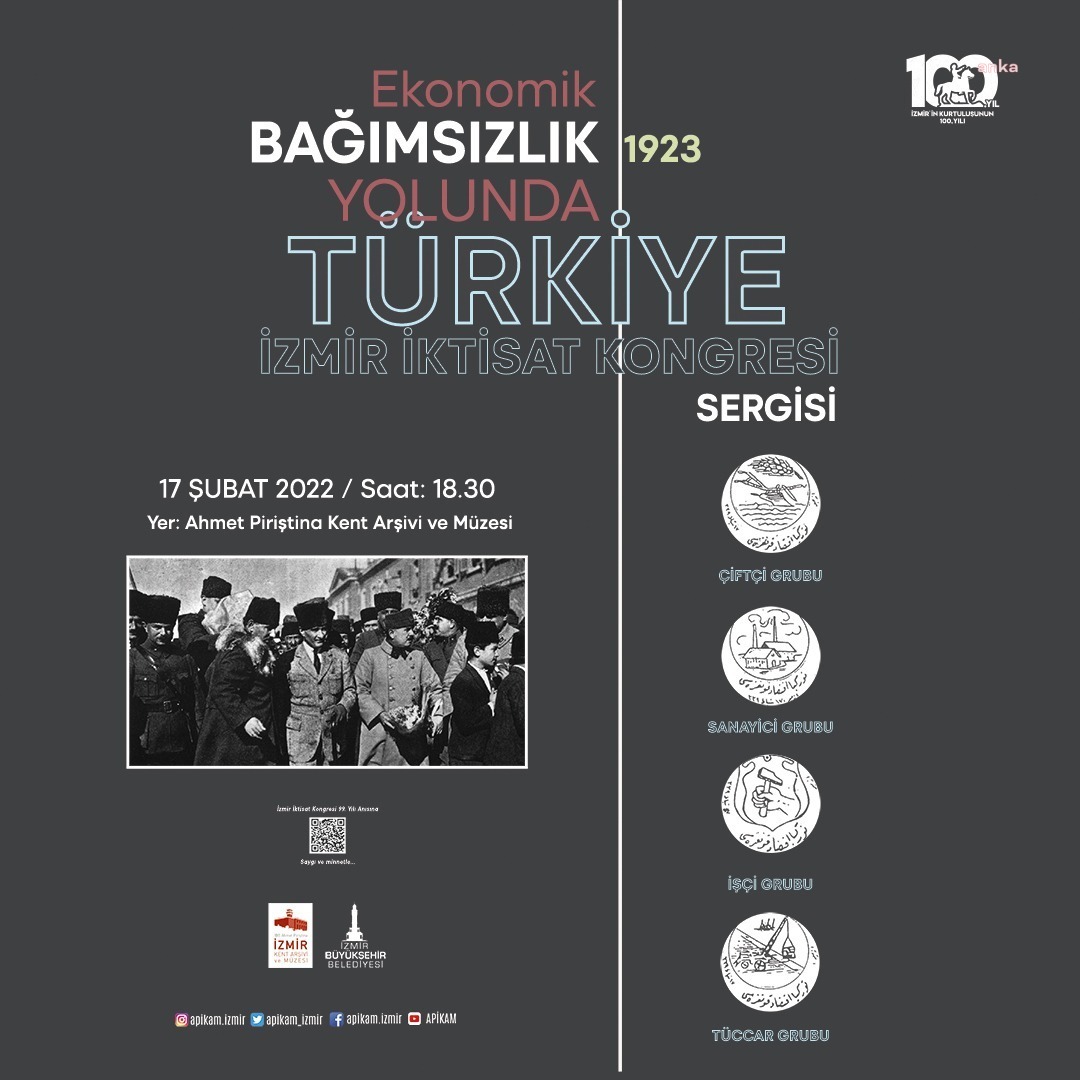 İZMİR İKTİSAT KONGRESİ’NİN 99. YILI, ETKİNLİKLERLE ANILIYOR