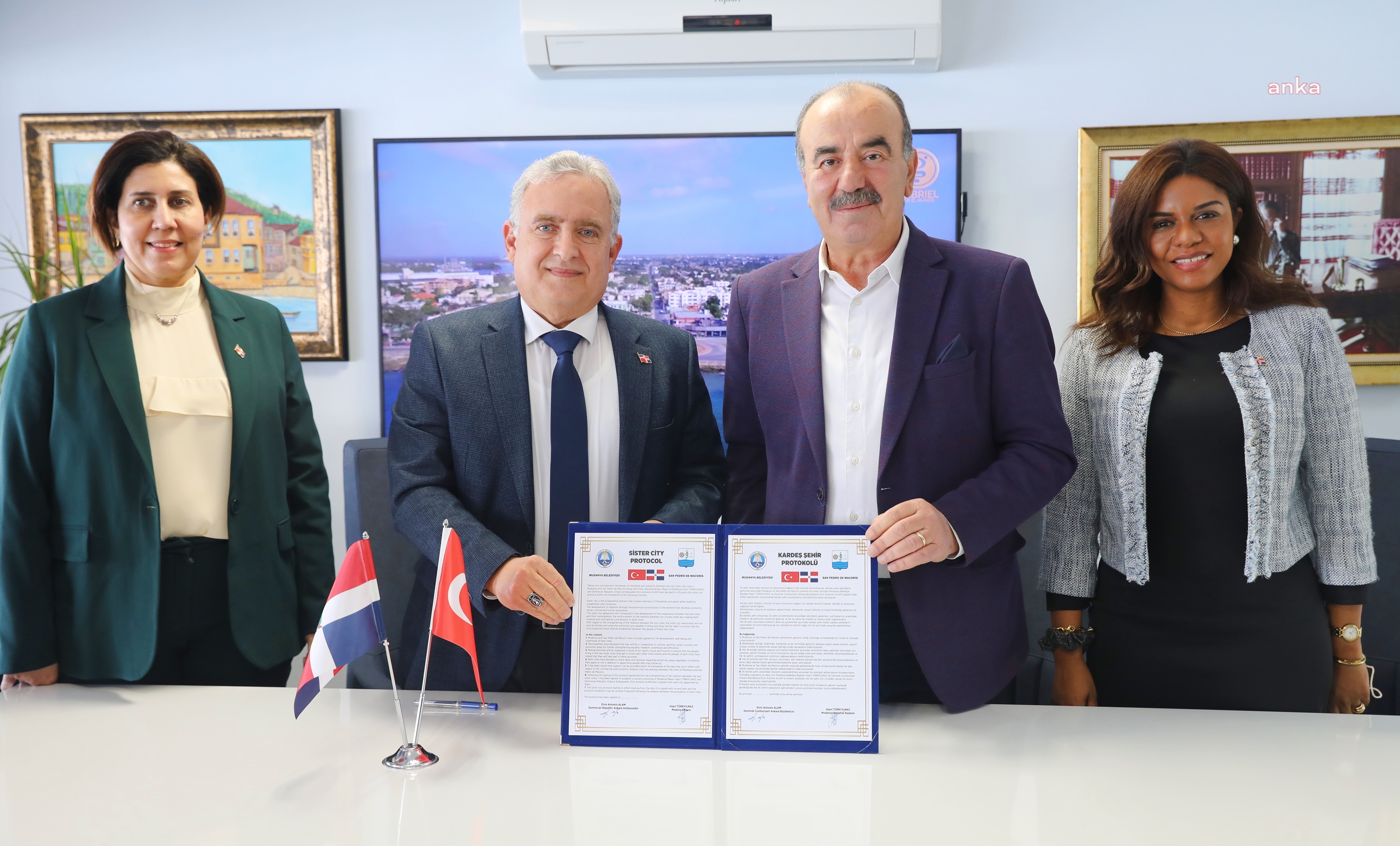 MUDANYA’NIN YENİ KARDEŞ ŞEHRİ DOMİNİK CUMHURİYETİ’NDEN