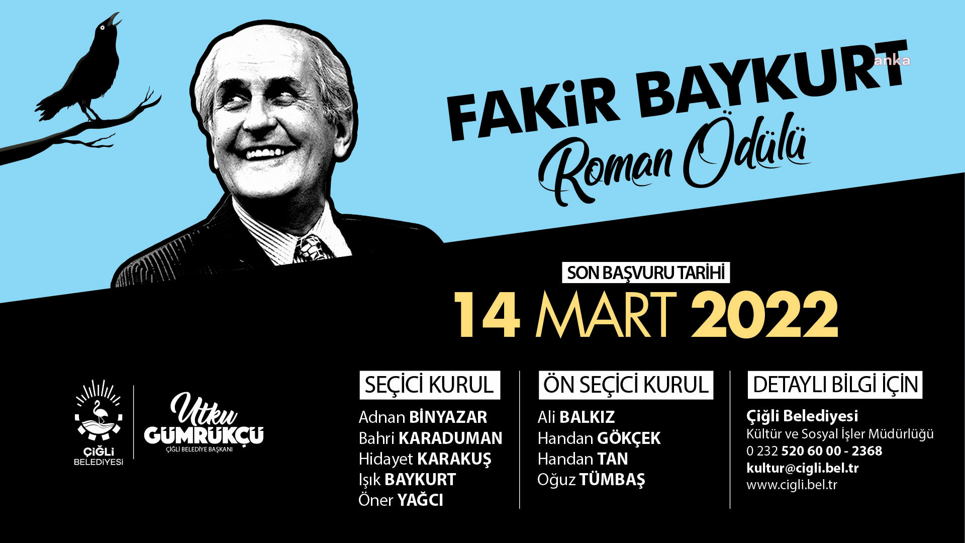 FAKİR BAYKURT ROMAN ÖDÜLÜ İÇİN GERİ SAYIM DEVAM EDİYOR