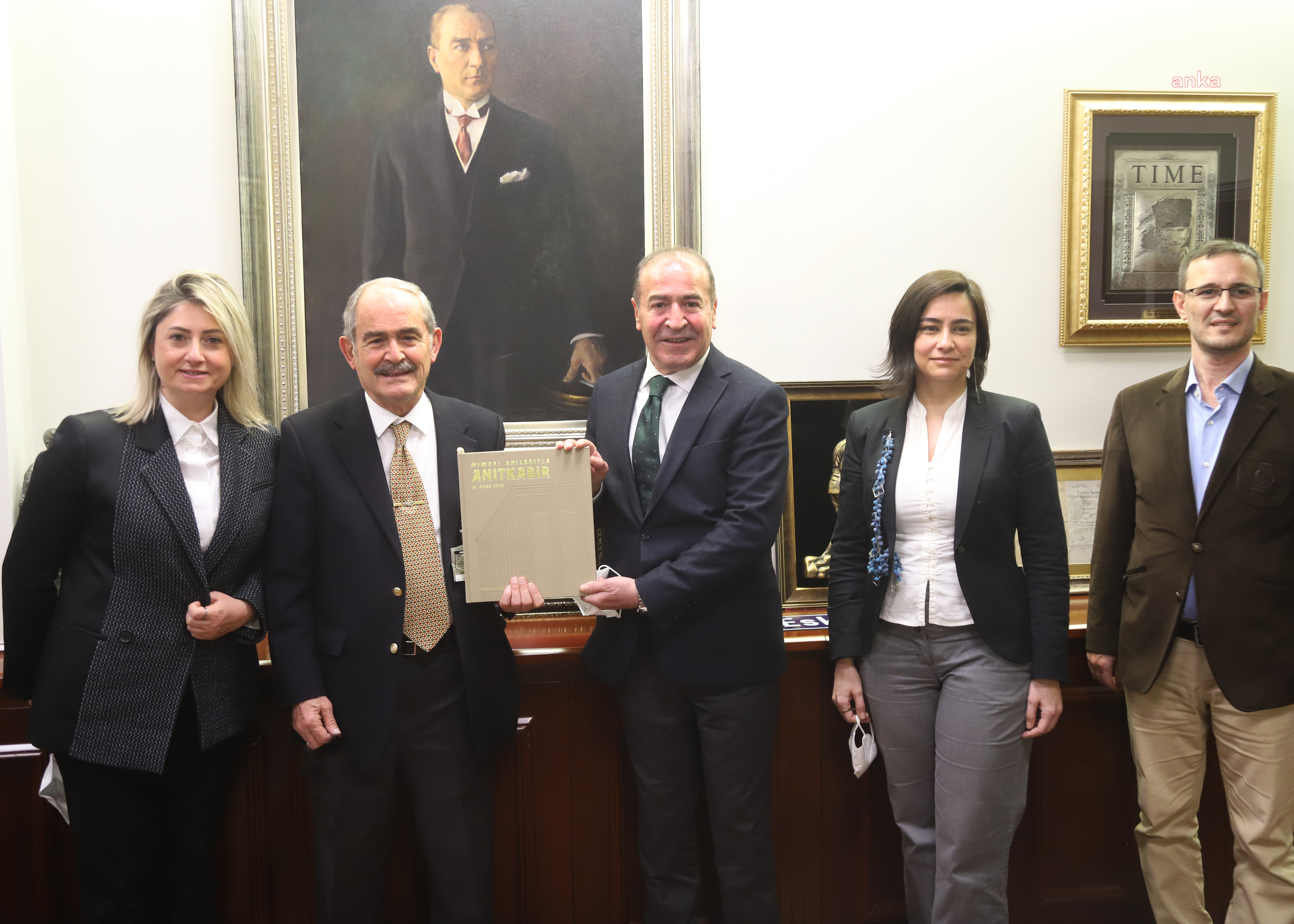 ANKARA BÜYÜKŞEHİR BELEDİYESİ BÜROKTRATLARINDAN YILMAZ BÜYÜKERŞEN'E ZİYARET
