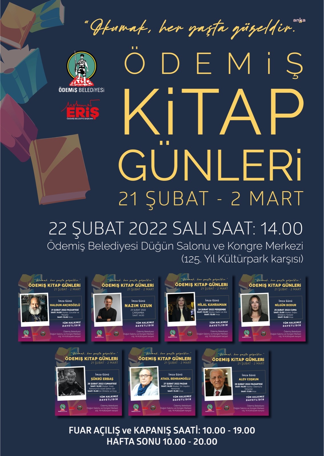ÖDEMİŞ KİTAP GÜNLERİ BAŞLIYOR