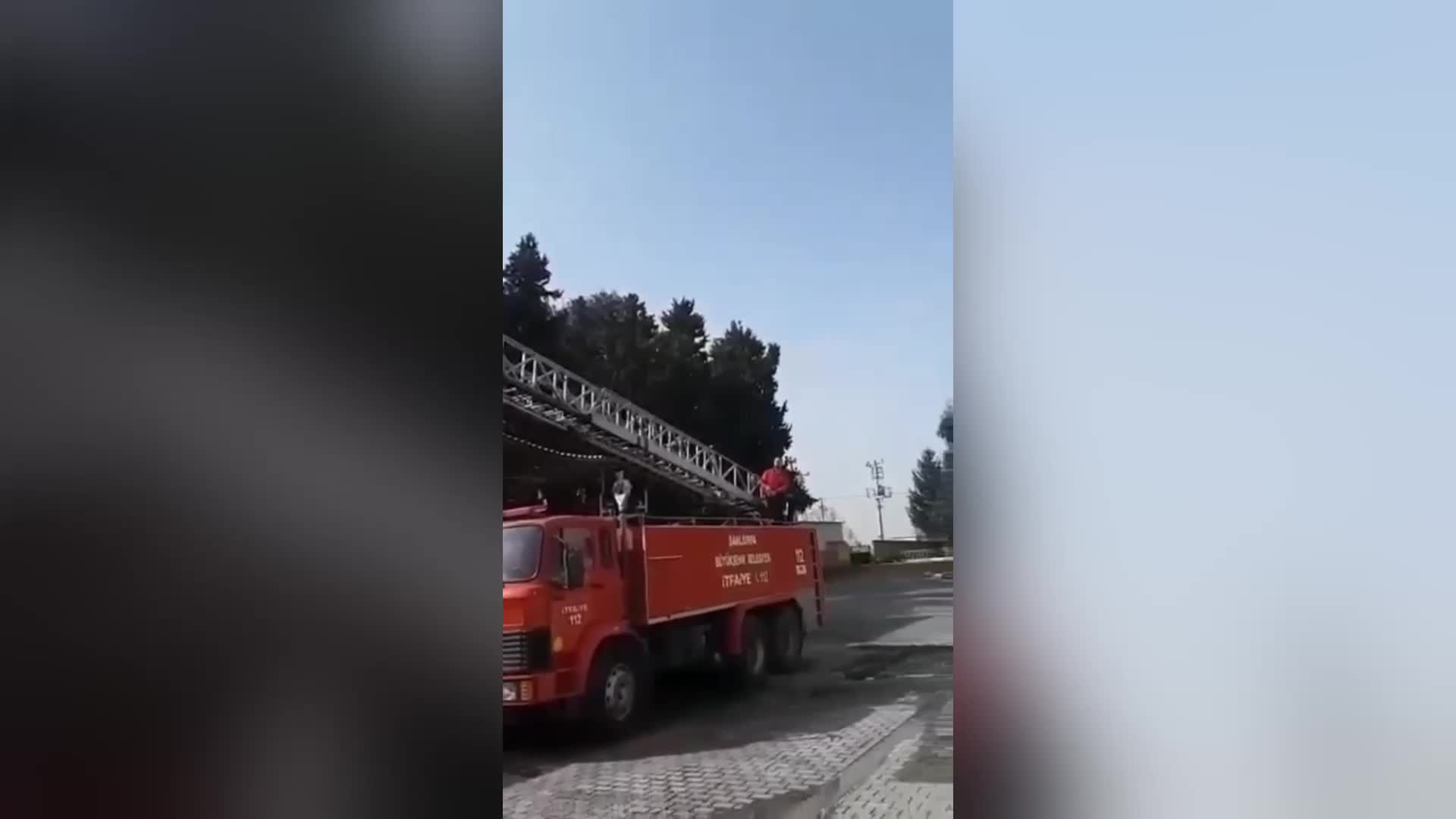 EĞİTİMDE DÜŞEN İTFAİYECİ AĞIR YARALANDI