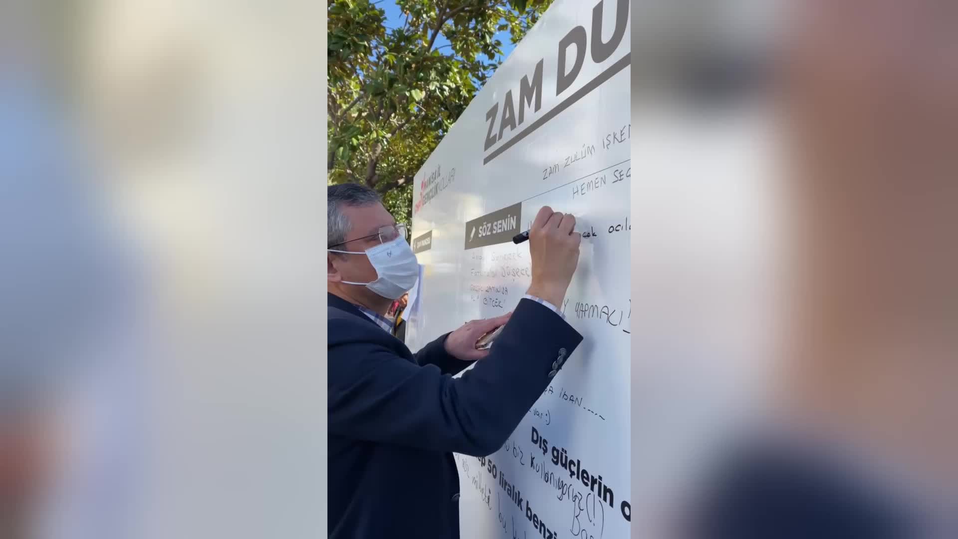 ÖZGÜR ÖZEL "ZAM DUVARINA" YAZDI: "AMPUL SÖNECEK, ACILAR GEÇÇEK"