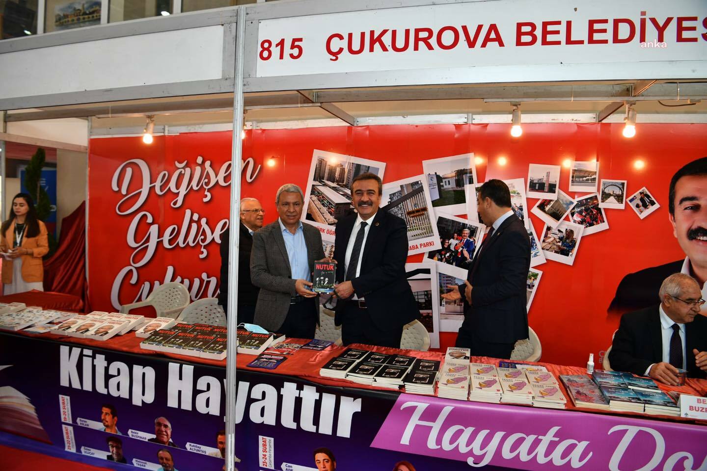 ÇUKUROVA BELEDİYE BAŞKANI SONER ÇETİN KİTAP FUARINDA