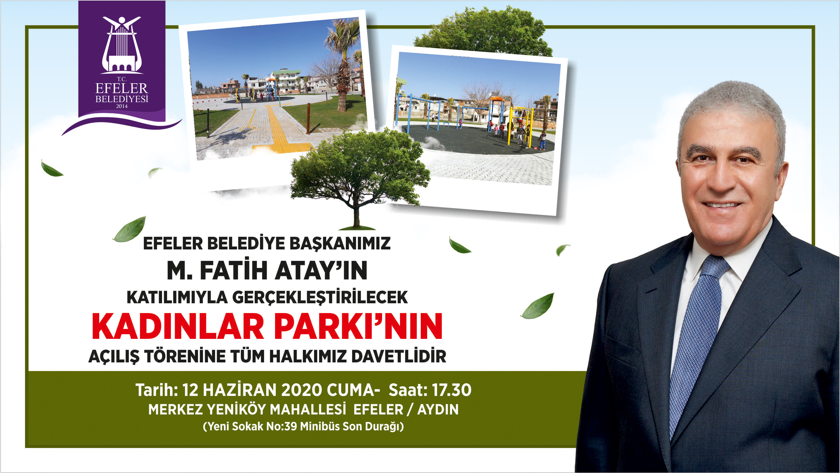 EFELER'DE KADINLAR PARKI AÇILIYOR
