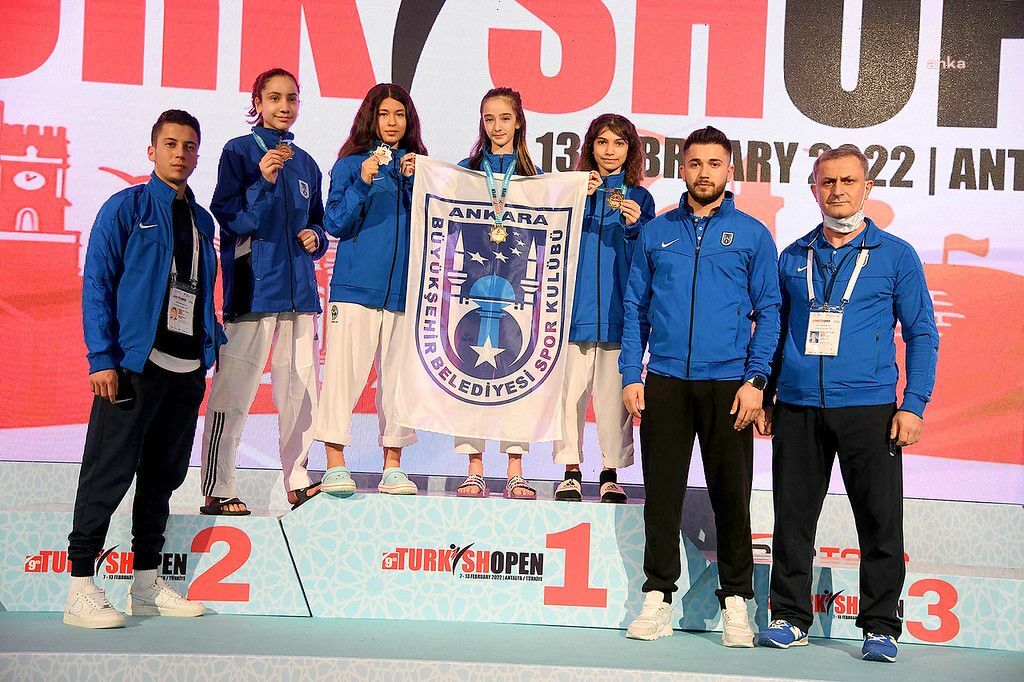 ANKARASPOR, ULUSLARARASI TÜRKİYE AÇIK TAEKWANDO ŞAMPİYONASI'NDA EN ÇOK MADALYA KAZANAN KULÜP OLDU