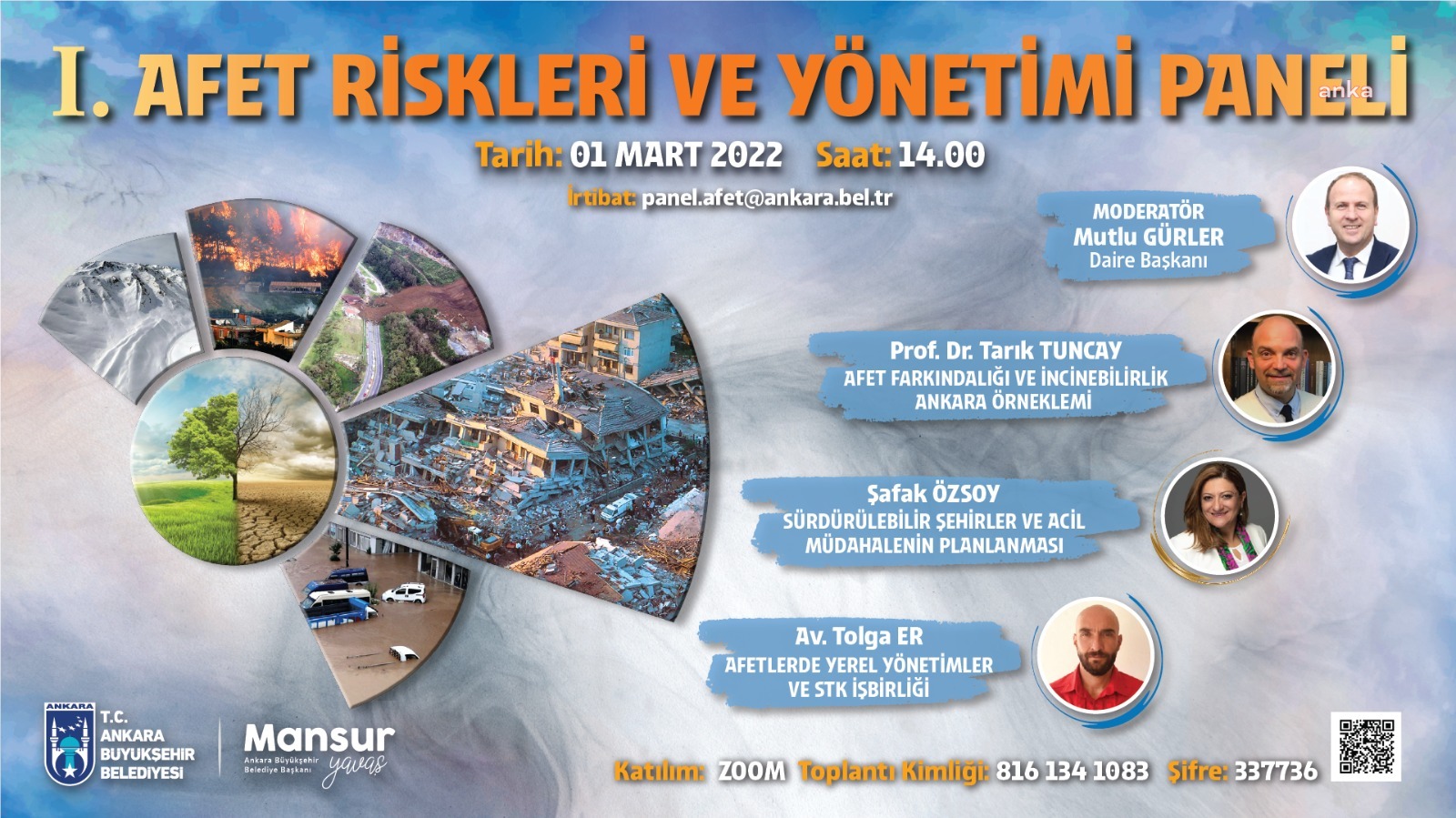 ANKARA BÜYÜKŞEHİR’DEN AFETLERE KARŞI FARKINDALIK PANELİ
