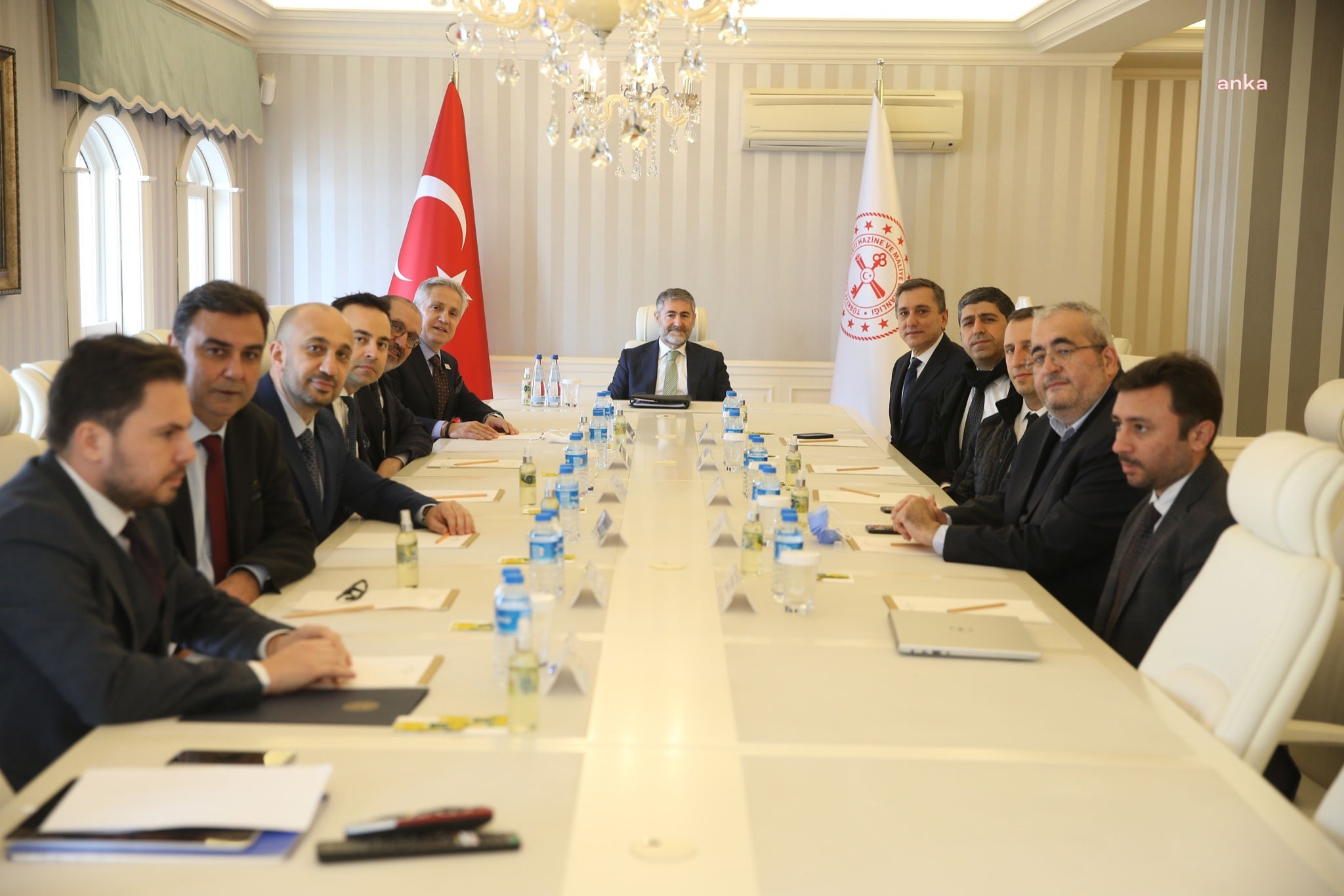 BAKAN NEBATİ, TİM, OYDER VE İMEAK HEYETLERİYLE GÖRÜŞTÜ
