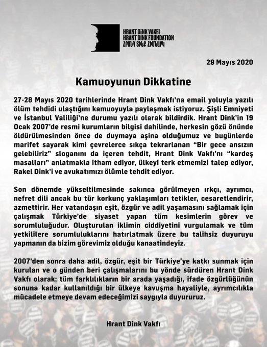 RAKEL DİNK’İ TEHDİT ETTİLER