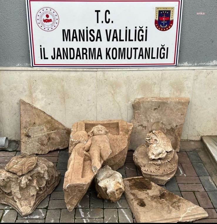 JANDARMADAN TARİHİ ESER OPERASYONU: "EROS BEBEK" ÜÇ PARÇA HALİNDE BULUNDU