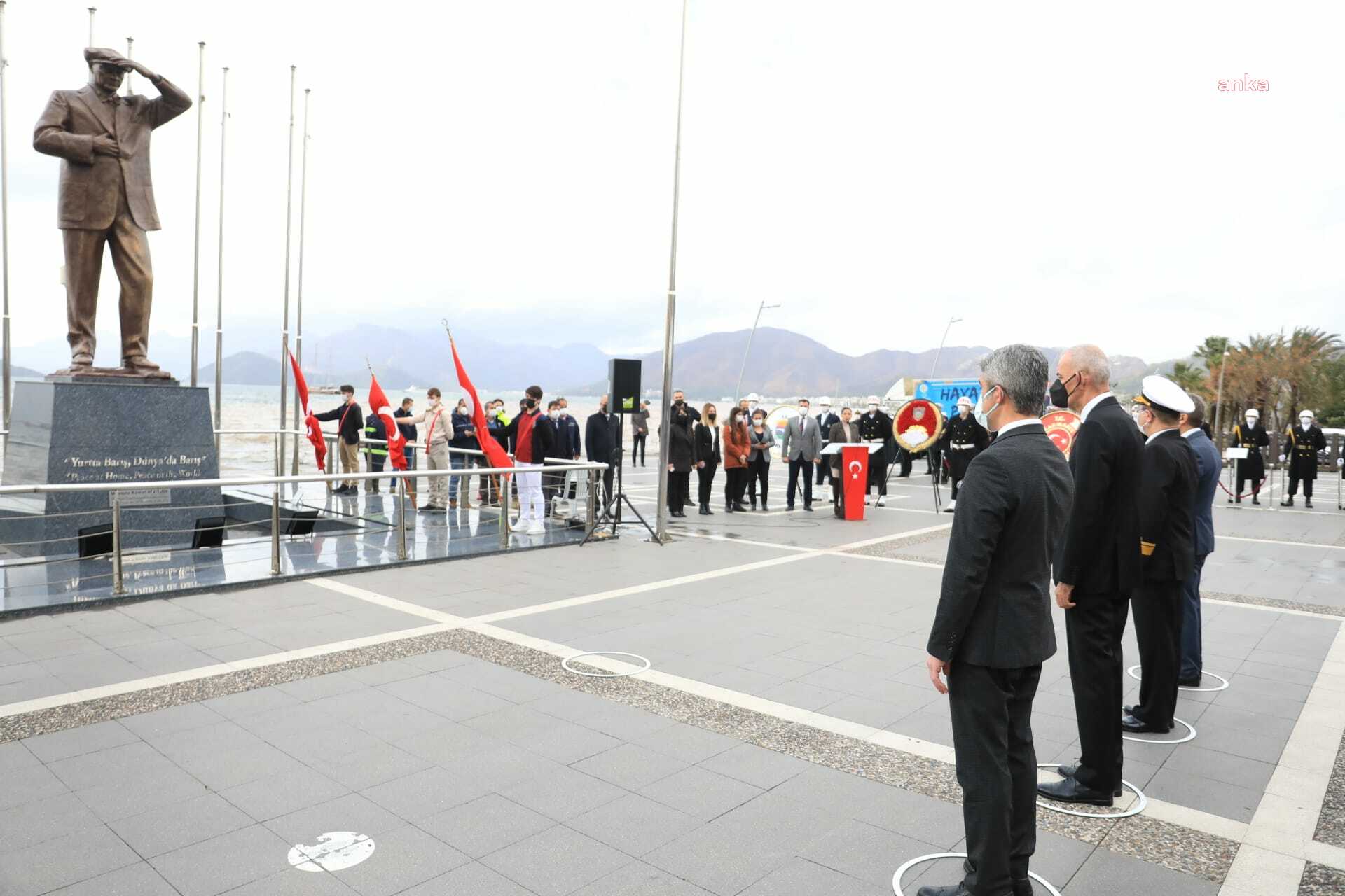 ATATÜRK'ÜN MARMARİS'E GELİŞİ KUTLANDI