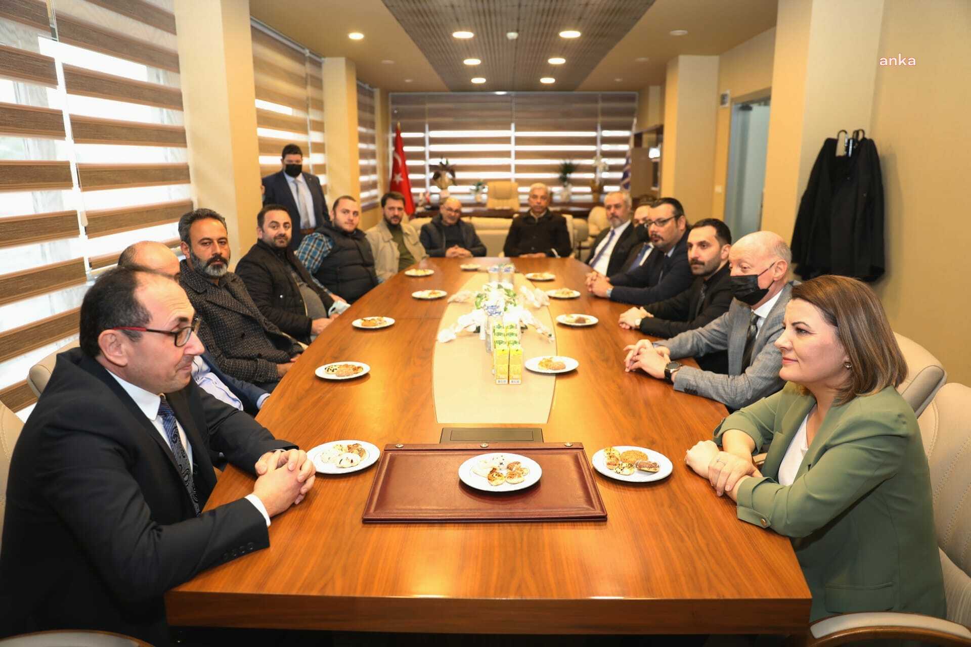 İZMİT BELEDİYE BAŞKANI HÜRRİYET’TEN İMO BAŞKANI MUTMAN’A HAYIRLI OLSUN ZİYARETİ