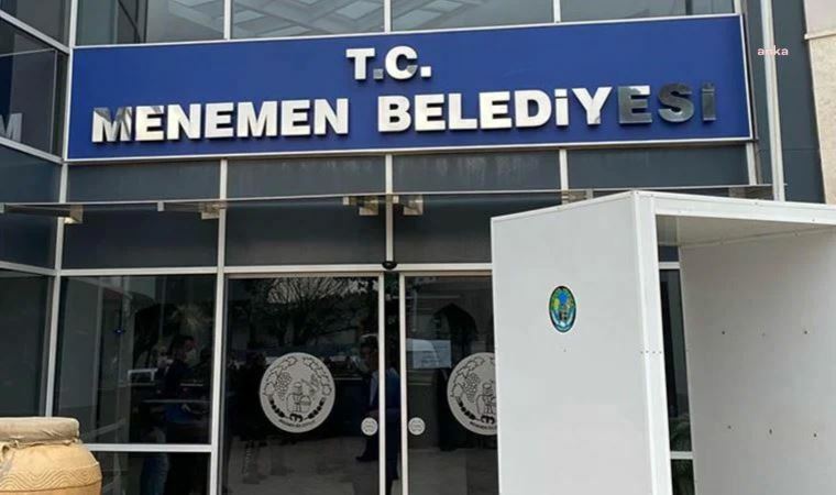 MENEMEN'DE BELEDİYE BİNASINA GİRMEK İSTEYEN BIÇAKLI SALDIRGAN BACAĞINDAN VURULDU