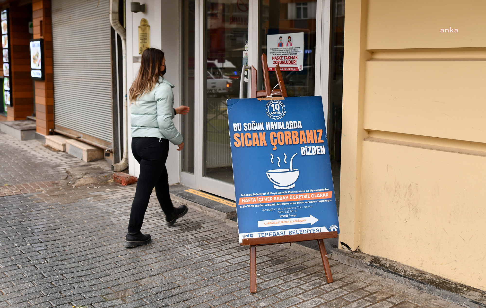 TEEBAŞIN BELEDİYESİ'NDEN GENÇLERE ÇORBA İKRAMI