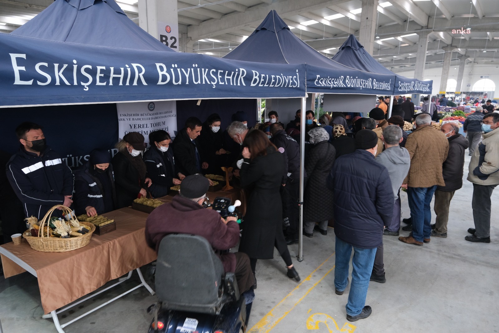 ESKİŞEHİR'DE 100 BİN PAKET TOHUM DAĞITILDI