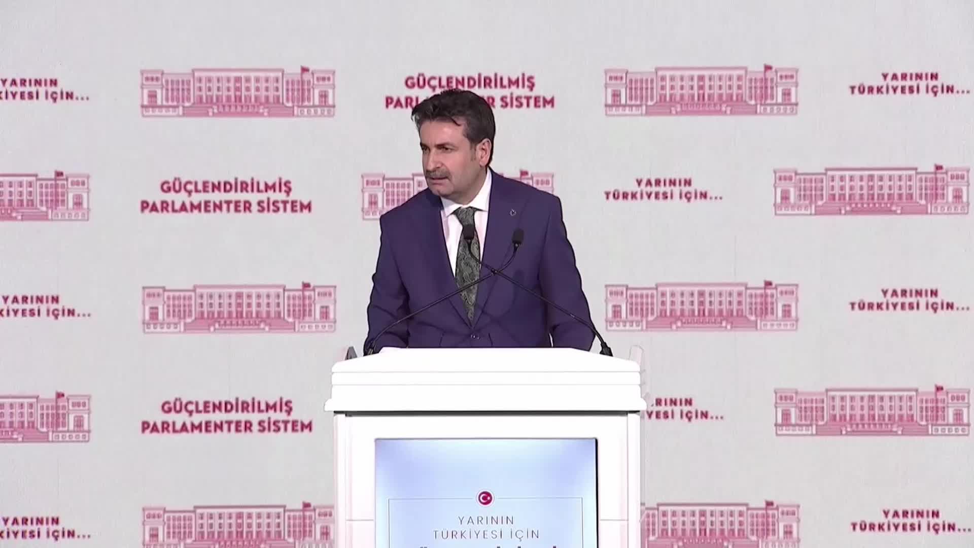 ALTI PARTİNİN GÜÇLENDİRİLMİŞ PARLAMENTER SİSTEM SUNUM VE İMZA TÖRENİ… GELECEK PARTİLİ ÜSTÜN: “AYM VE AİHM İÇTİHATLARI İLE UYUMLU KARARLAR ALINMASINI SAĞLAYACAĞIZ”