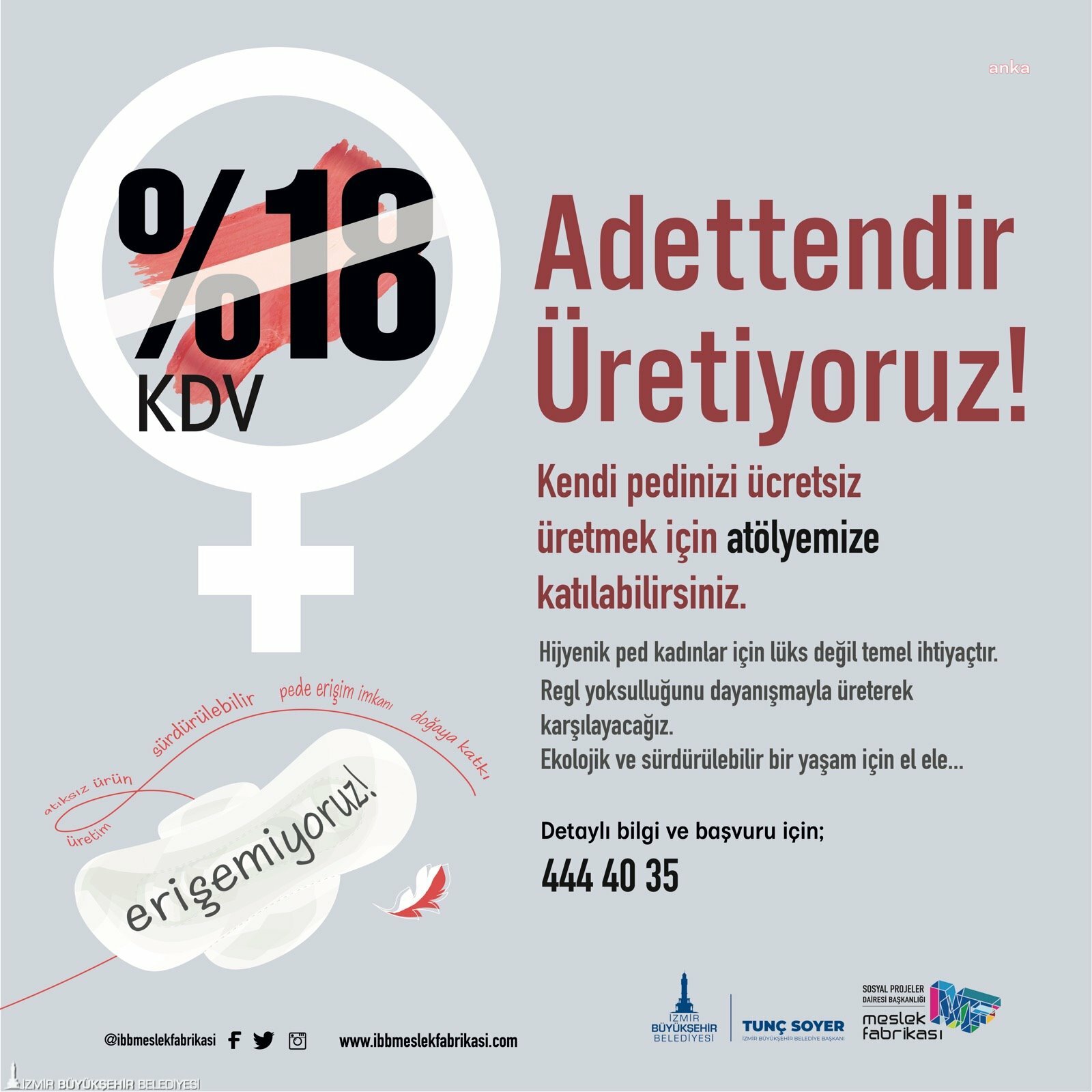 İZMİR BÜYÜKŞEHİR'DEN 'ADETTENDİR ÜRETİYORUZ' KAMPANYASI