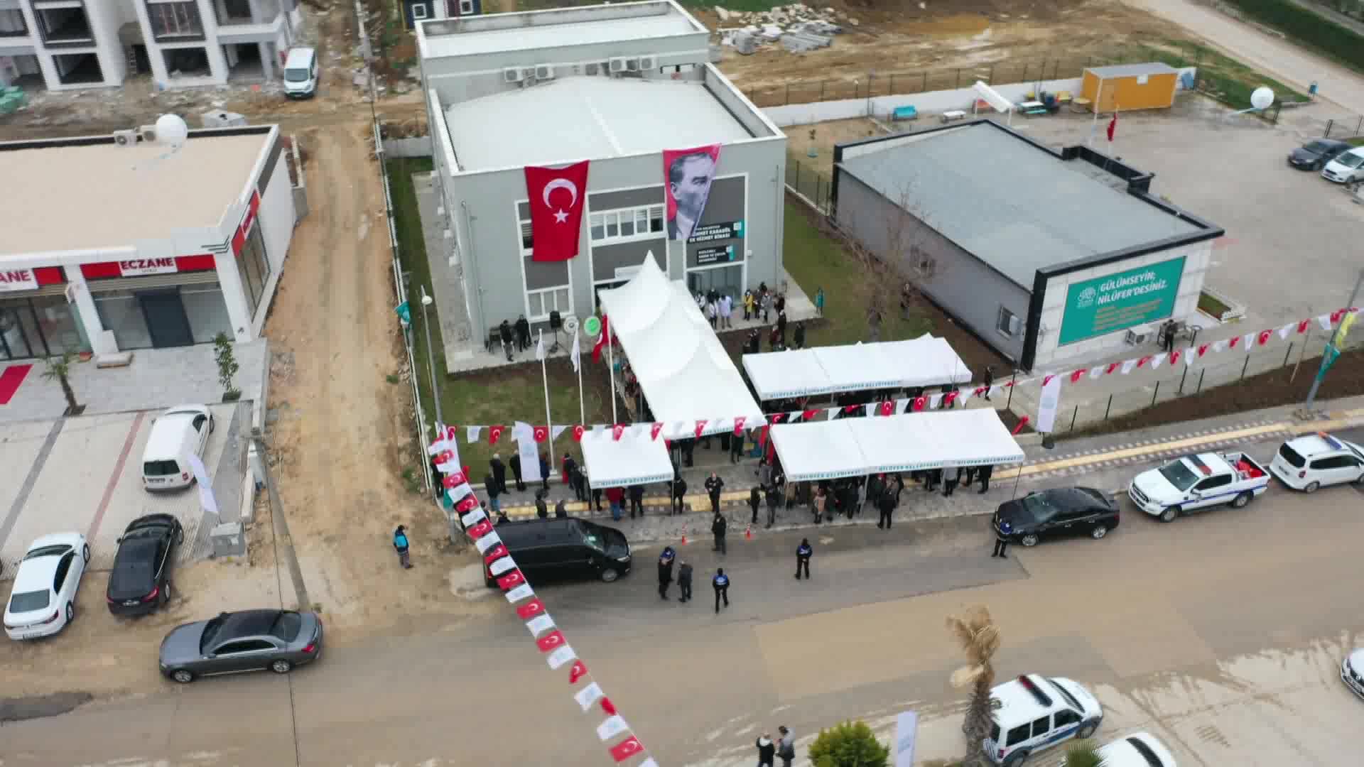NİLÜFER BELEDİYESİ KIZILCIKLI EK HİZMET BİNASI KAPILARINI AÇTI
