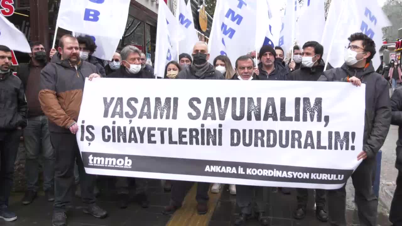 TMMOB BAŞKANI KORAMAZ: "İŞYERLERİ EMEKÇİLERİN HAYATINI KAYBETTİĞİ YERLERE DÖNÜŞMÜŞ DURUMDA"