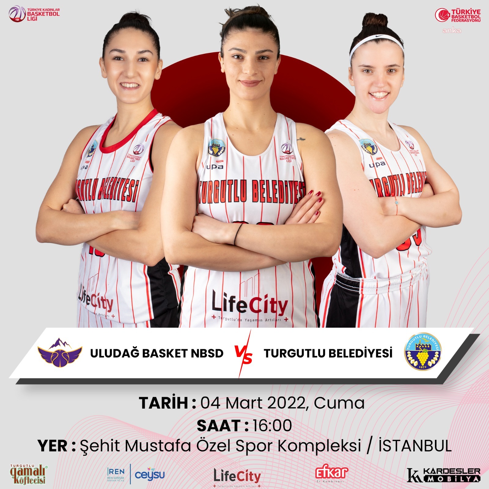 TURGUTLU BELEDİYESPOR KADIN BASKETBOL TAKIMI’NIN RAKİBİ ULUDAĞ BASKET NBSD