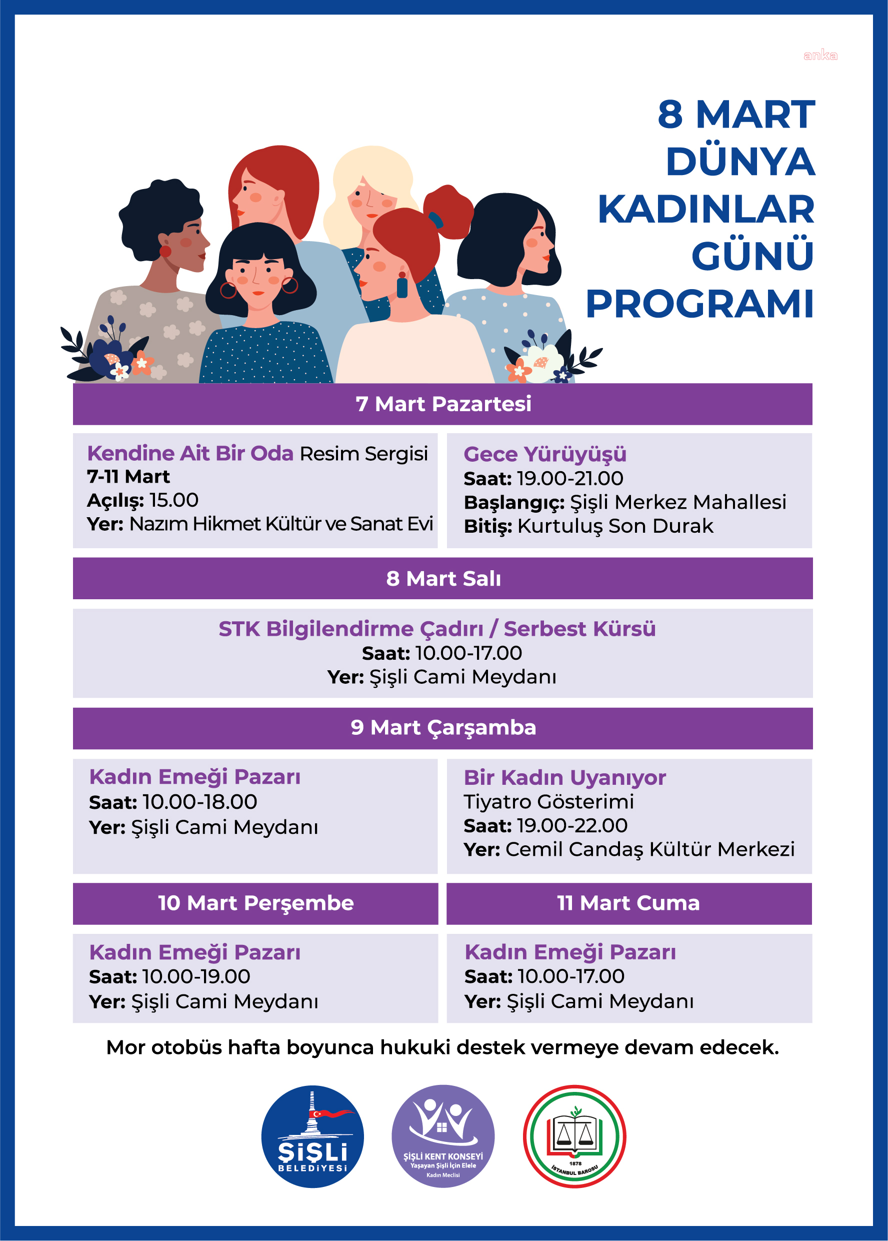 KADIN DAYANIŞMASI, ŞİŞLİ'DE BÜYÜYOR