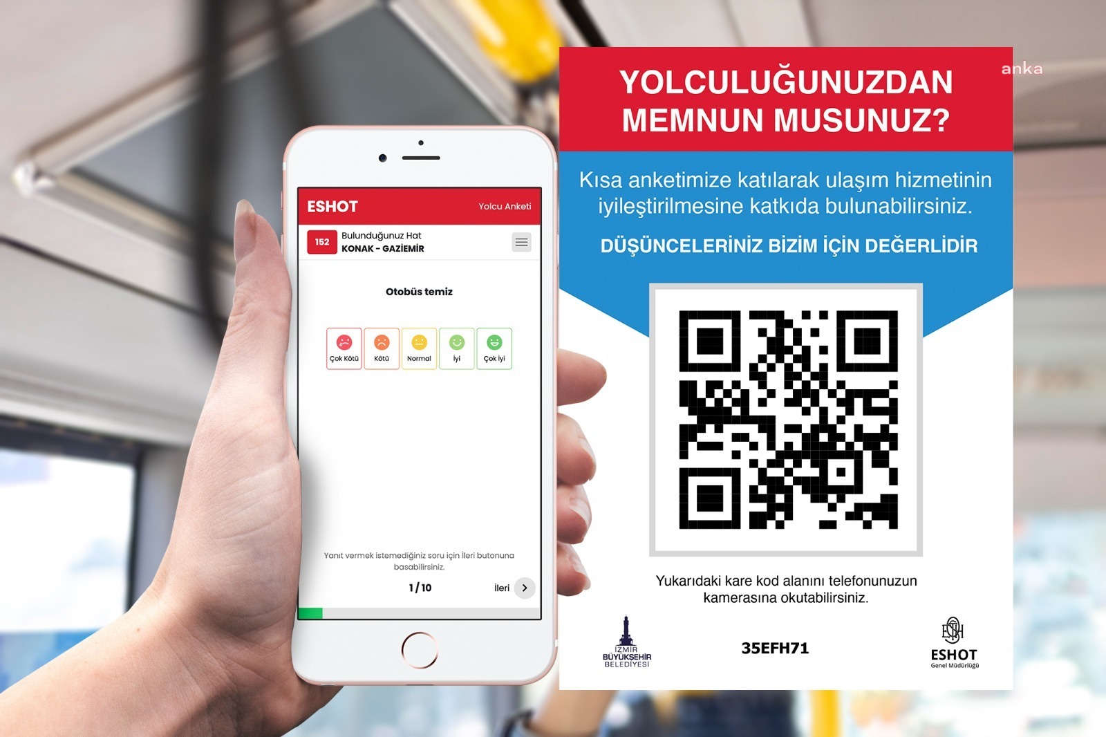 İZMİRLİLER, ESHOT’UN HİZMET KALİTESİNİ DEĞERLENDİRECEK