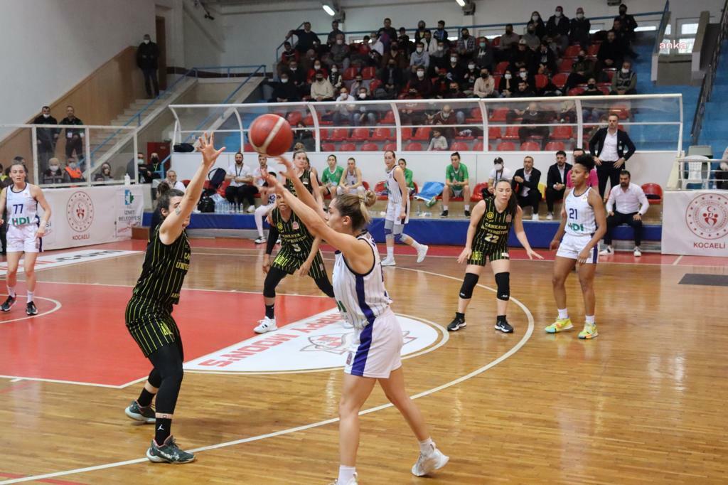 UMF YAPI İZMİT BELEDİYESPOR, ÇANKAYA ÜNİVERSİTESİ’Nİ “82-79” YENDİ