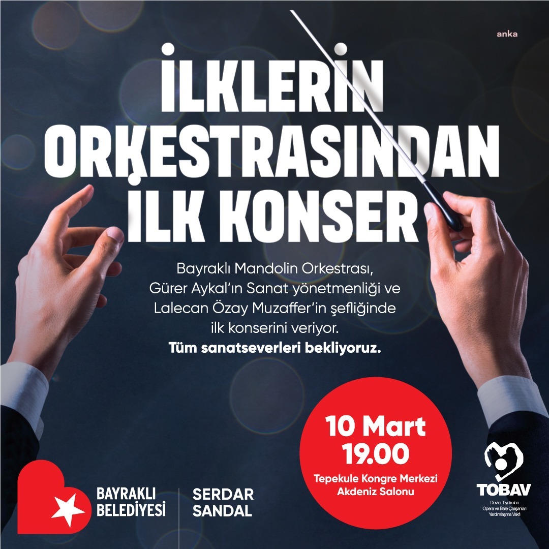 BAYRAKLI BELEDİYESİ ‘MANDOLİN ORKESTRASI’ İLK KEZ SAHNEYE ÇIKIYOR