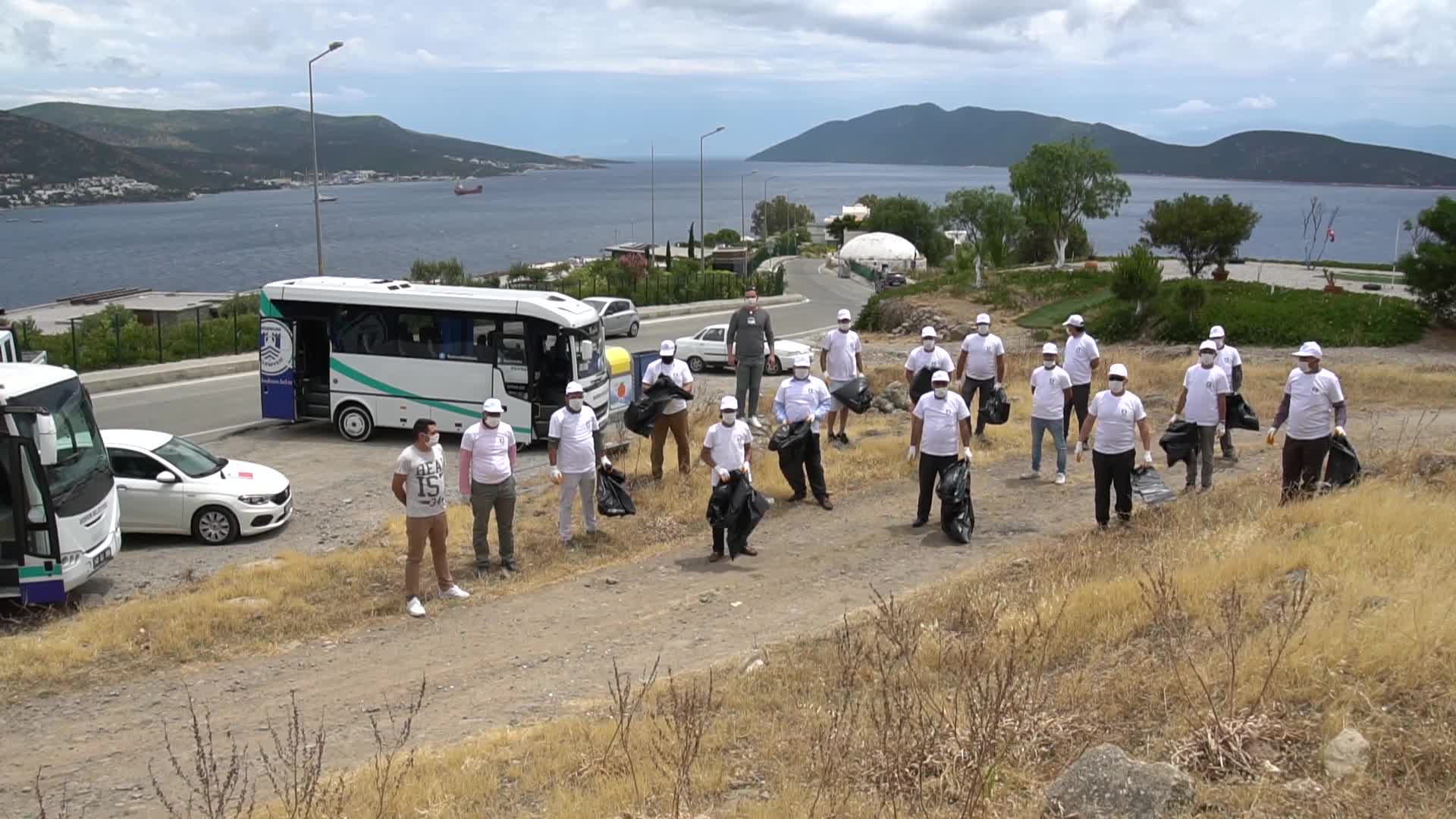 BODRUM'DA TEMİZLİK SEFERBERLİĞİ DEĞİRMENLERDEN BAŞLADI