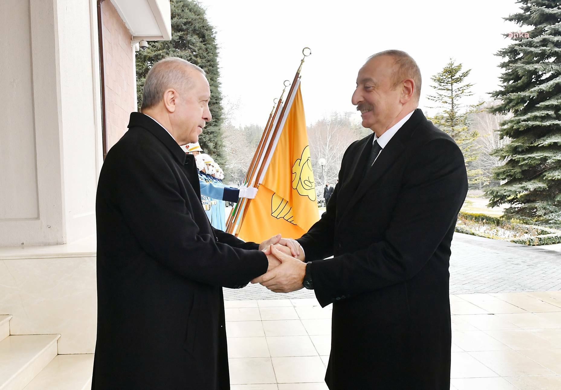 Cumhurbaşkanı Erdoğan, Azerbaycan Cumhurbaşkanı Aliyev ile görüştü