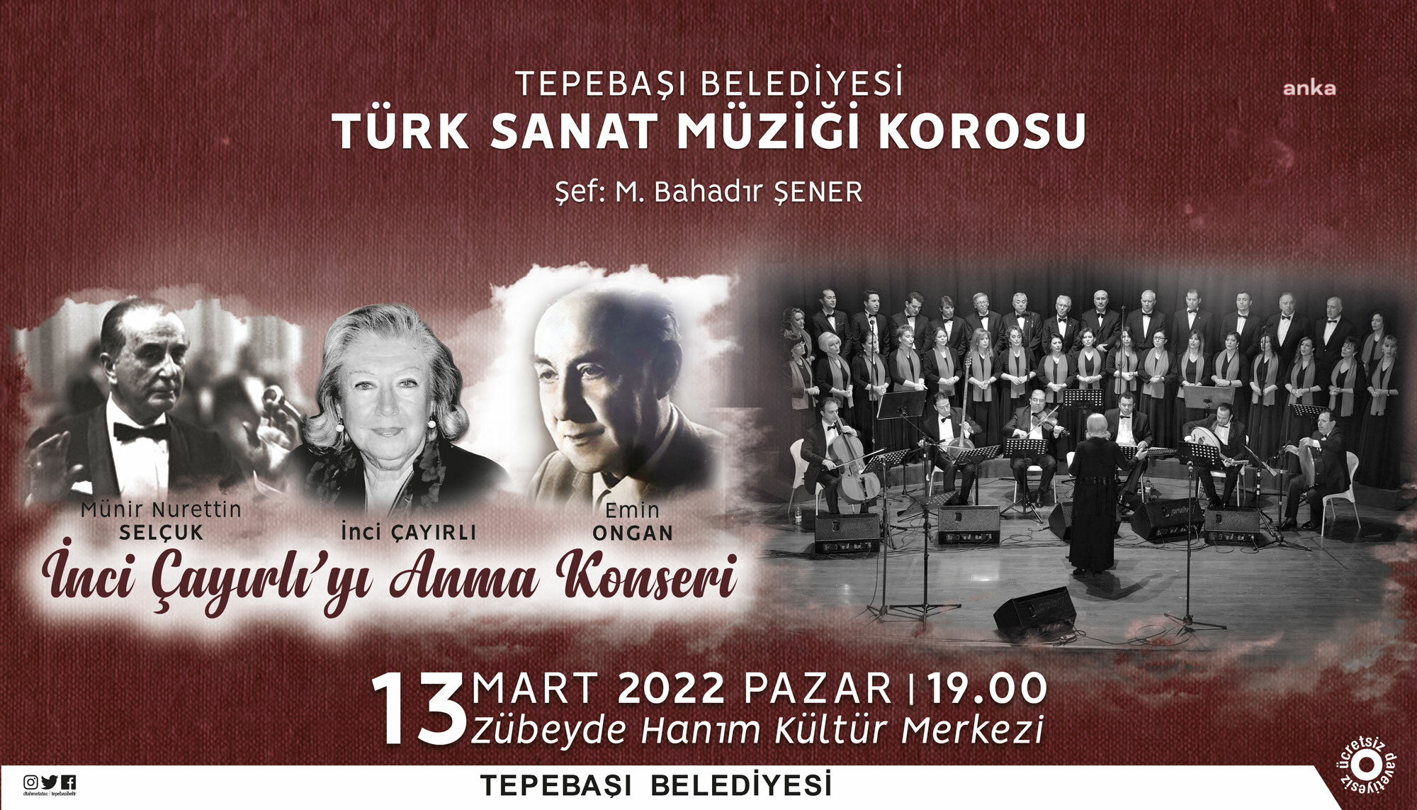 TEPEBAŞI'NDA İNCİ ÇAYIRLI’YI ANMA KONSERİ