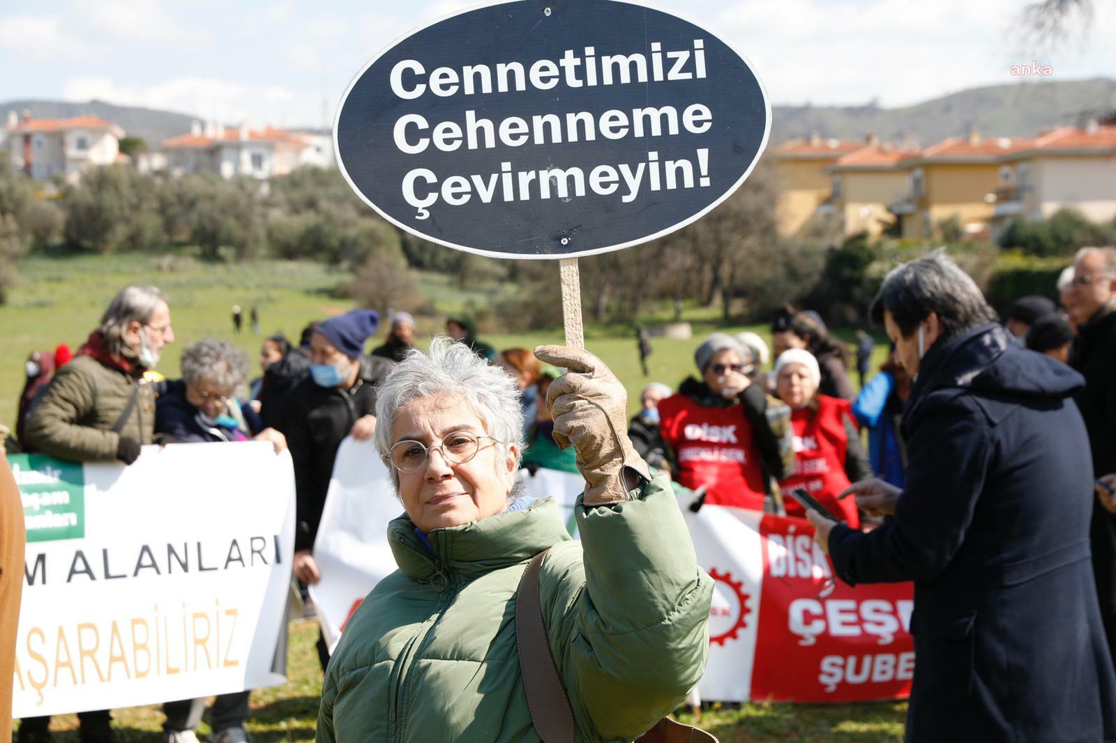 GÜZELBAHÇE'DE "ZEYTİNİME DOKUNMA" BULUŞMASI