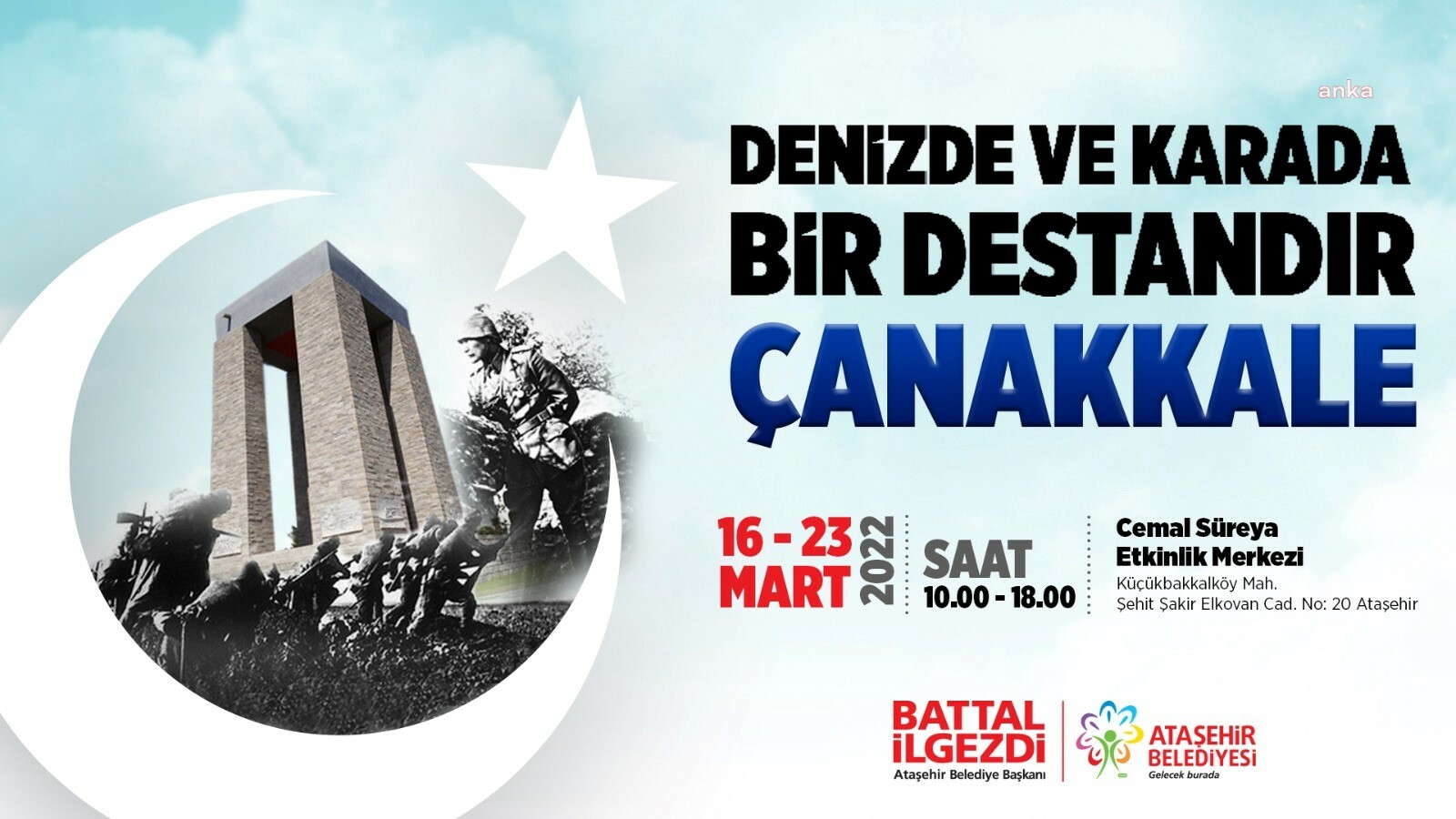 ATAŞEHİR’DE “18 MART ÇANAKKALE ZAFERİ”NE ÖZEL ETKİNLİKLER