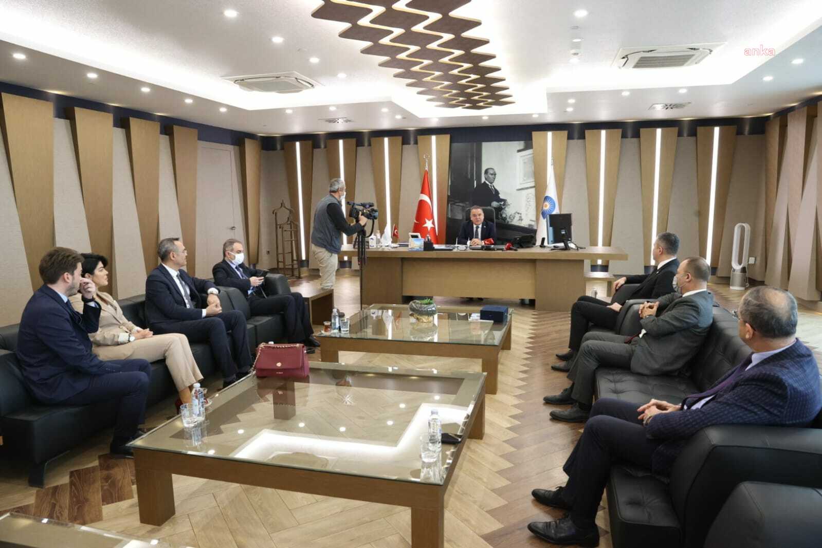TÜRKİYE BAROLAR BİRLİĞİ BAŞKANI SAĞKAN’DAN, ANTALYA BÜYÜKŞEHİR BELEDİYE BAŞKANI BÖCEK’E ZİYARET