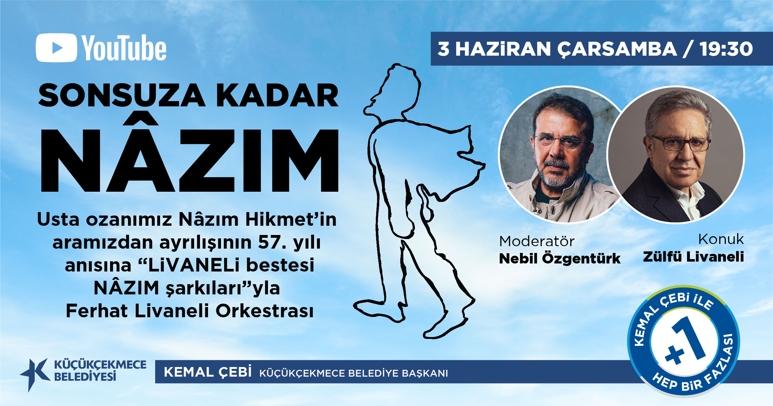 NAZIM HİKMET KÜÇÜKÇEKMECEM TV’DE ANILIYOR